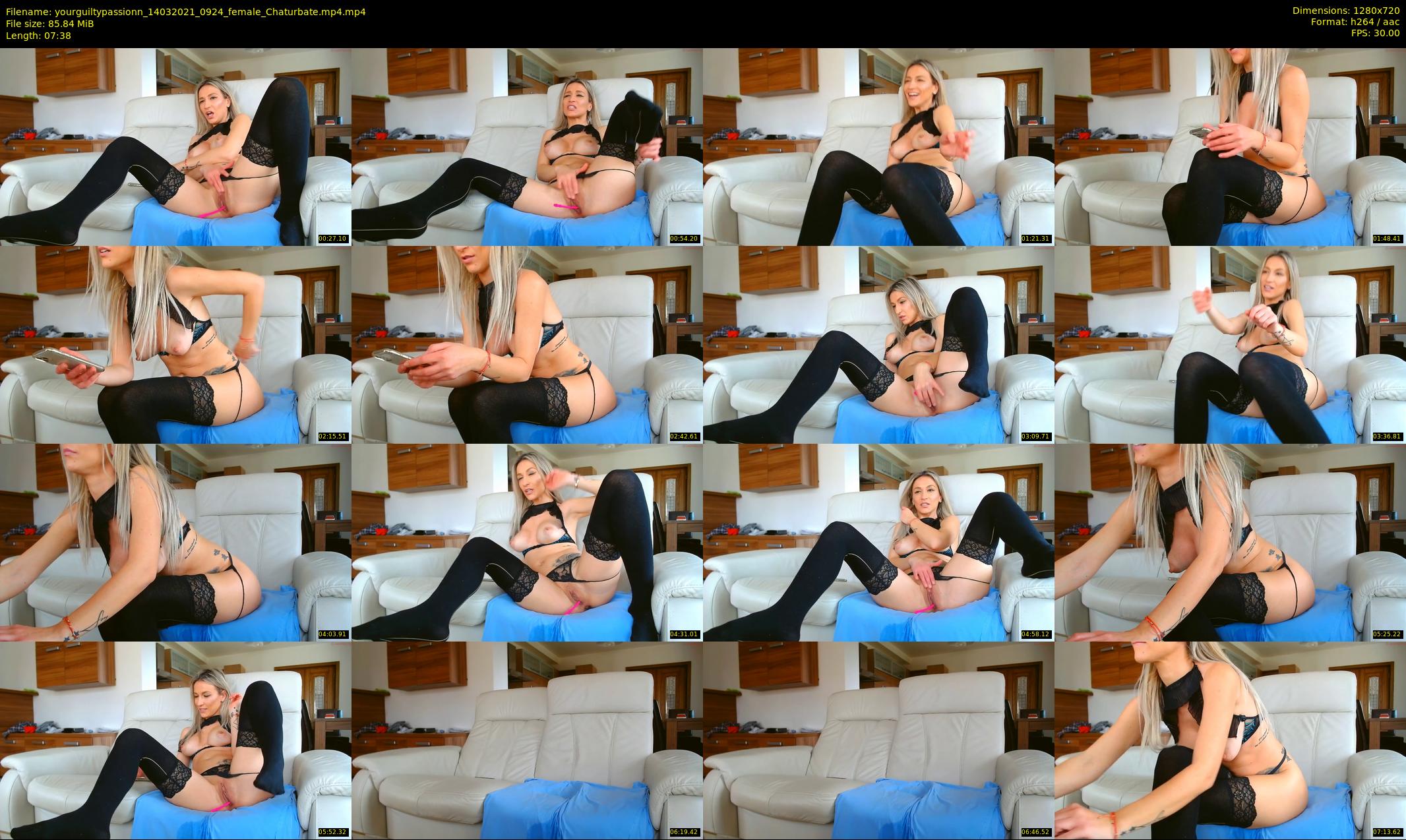 yourguiltypassionn — 8 minute Chaturbate female cam show recording, 720p, Mar 14, 2021