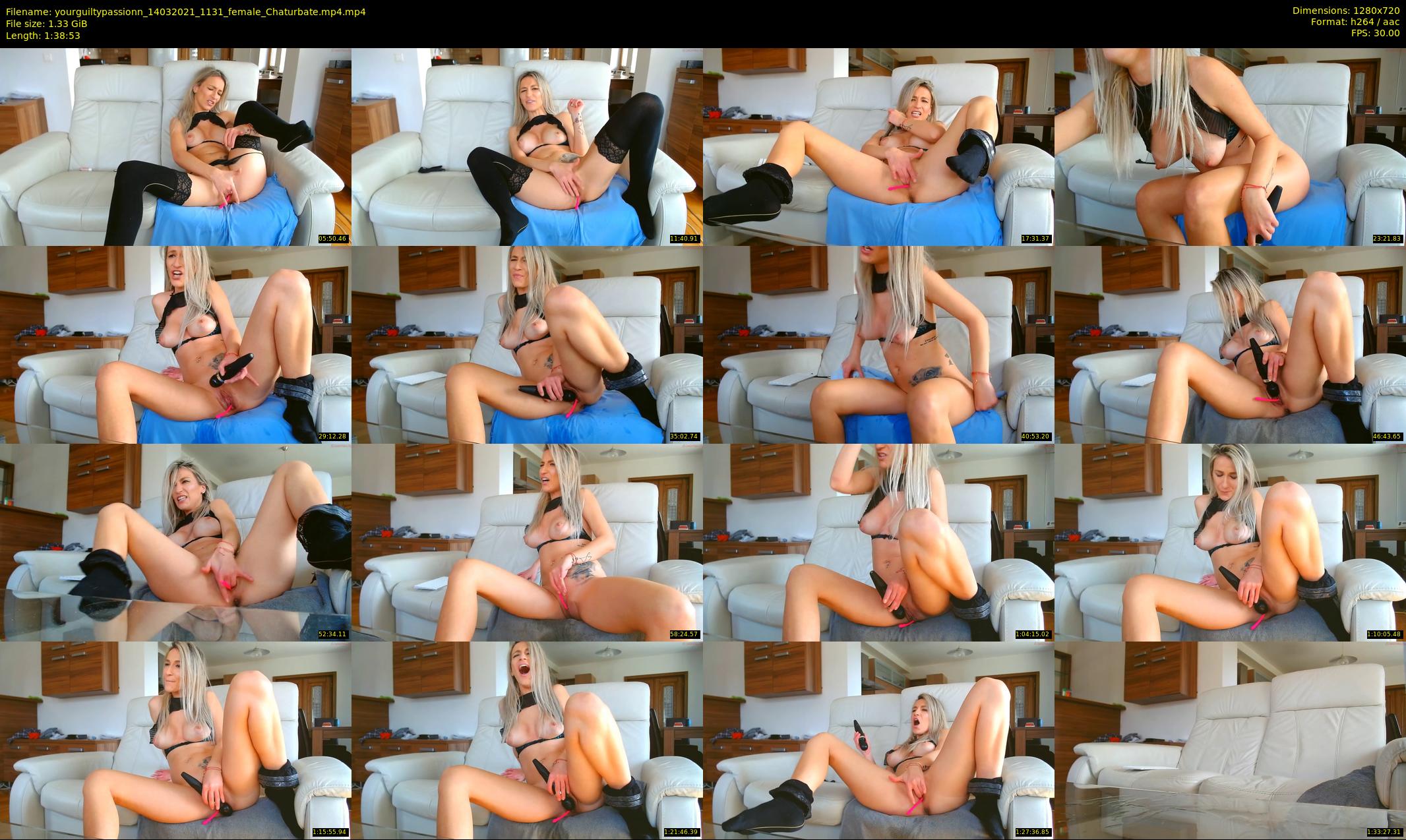 yourguiltypassionn — 99 minute Chaturbate female cam show recording, 720p, Mar 14, 2021