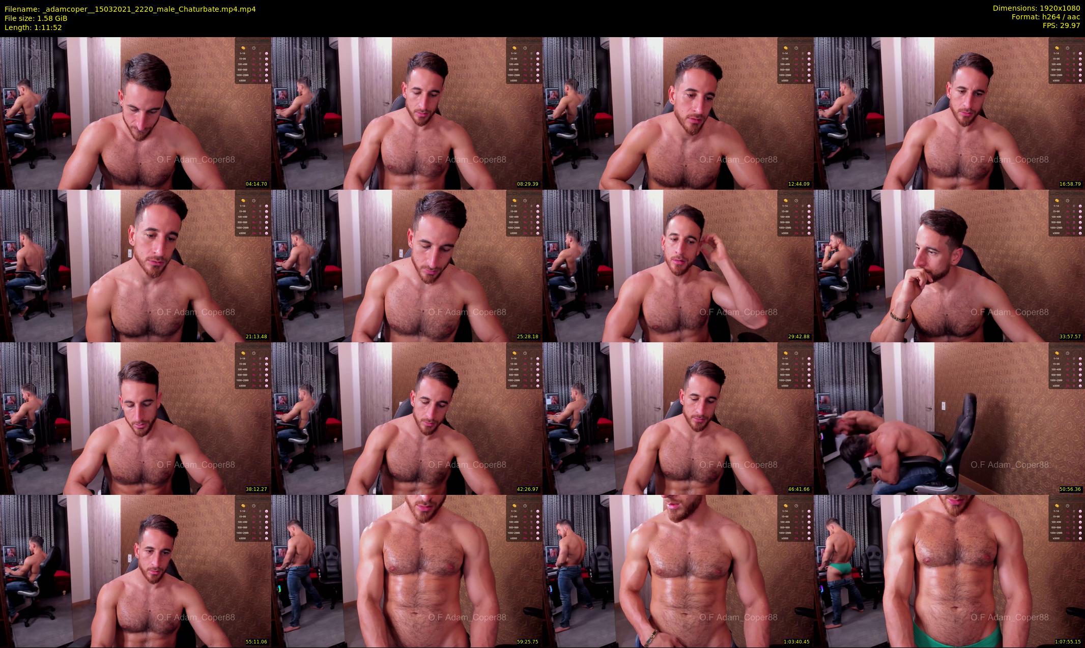 _adamcoper_ — 72 minute Chaturbate male cam show recording, 1080p, Mar 15, 2021