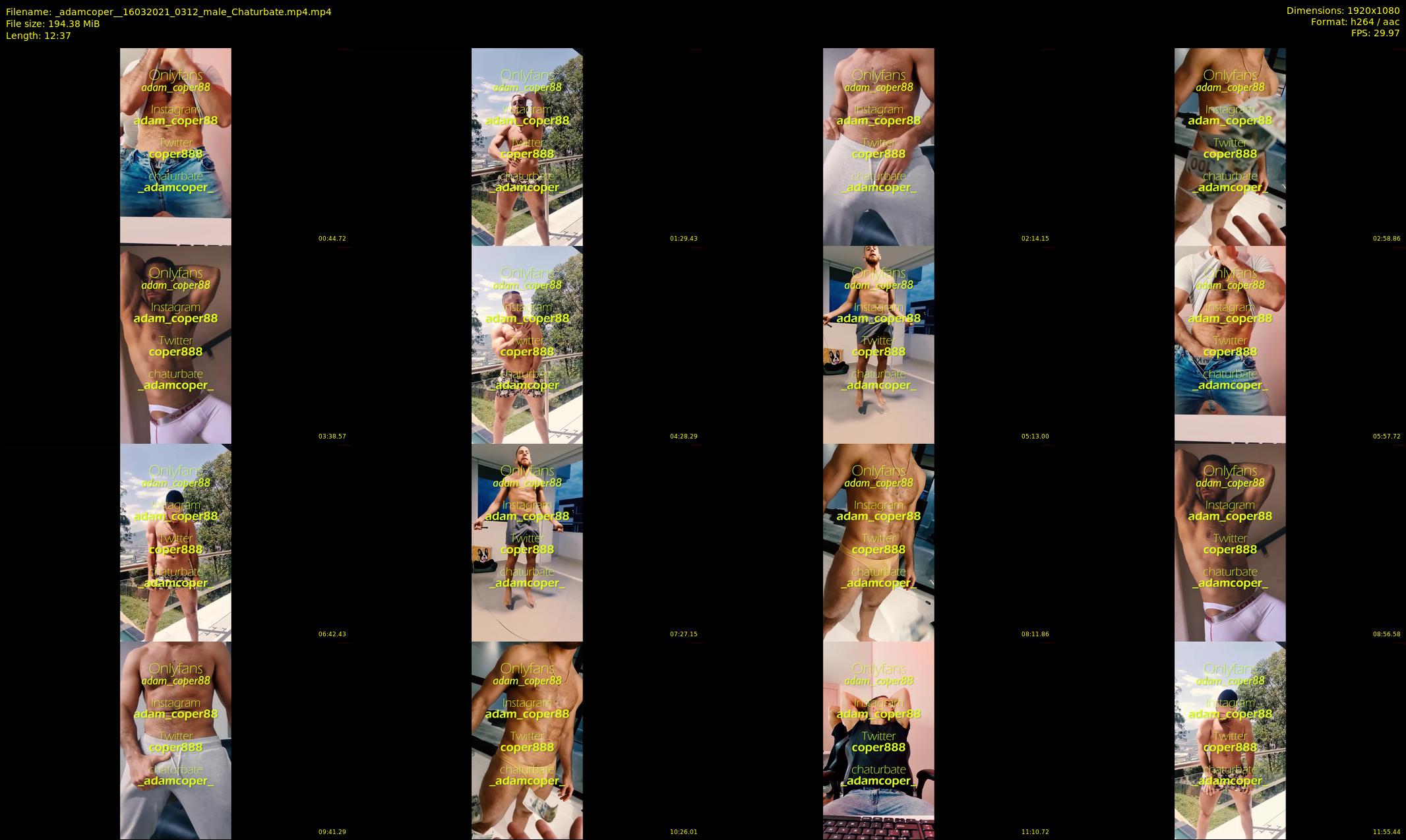 _adamcoper_ — 13 minute Chaturbate male cam show recording, 1080p, Mar 16, 2021