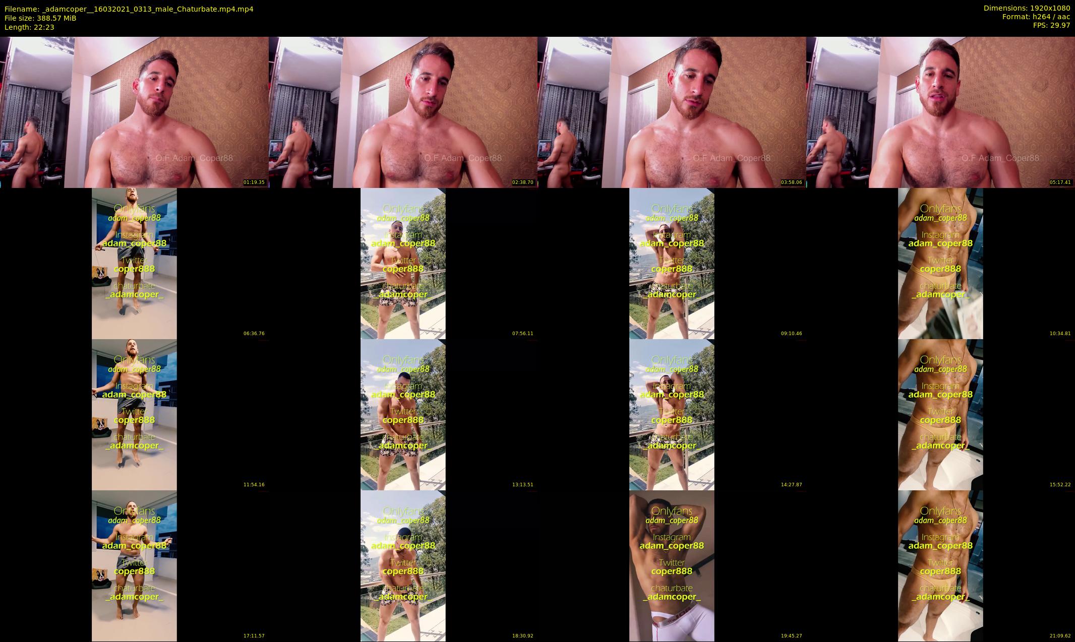 _adamcoper_ — 23 minute Chaturbate male cam show recording, 1080p, Mar 16, 2021