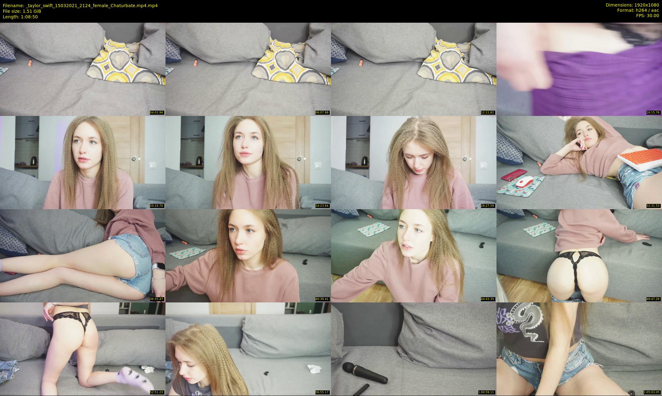_taylor_swift — 69 minute Chaturbate female cam show recording, 1080p, Mar 15, 2021