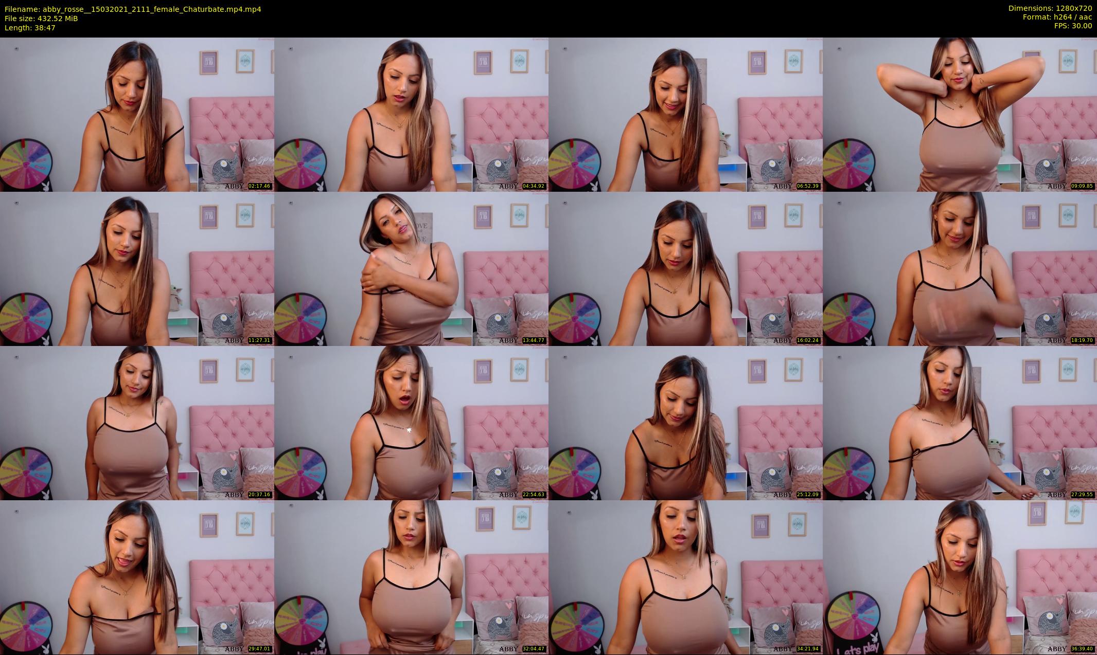 abby_rosse_ — 39 minute Chaturbate female cam show recording, 720p, Mar 15, 2021