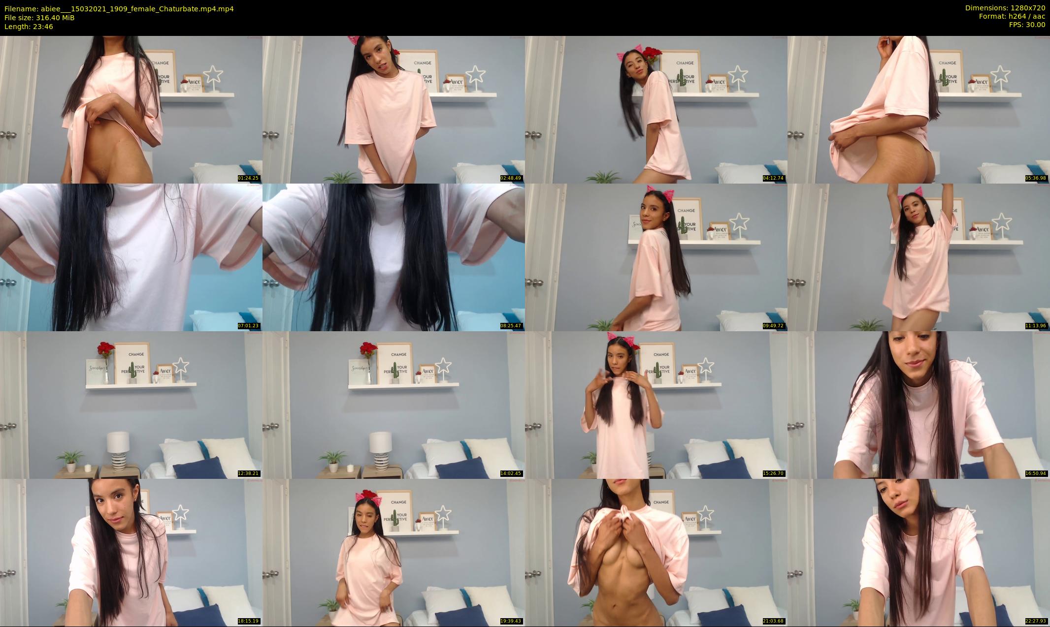 abiee__ — 24 minute Chaturbate female cam show recording, 720p, Mar 15, 2021