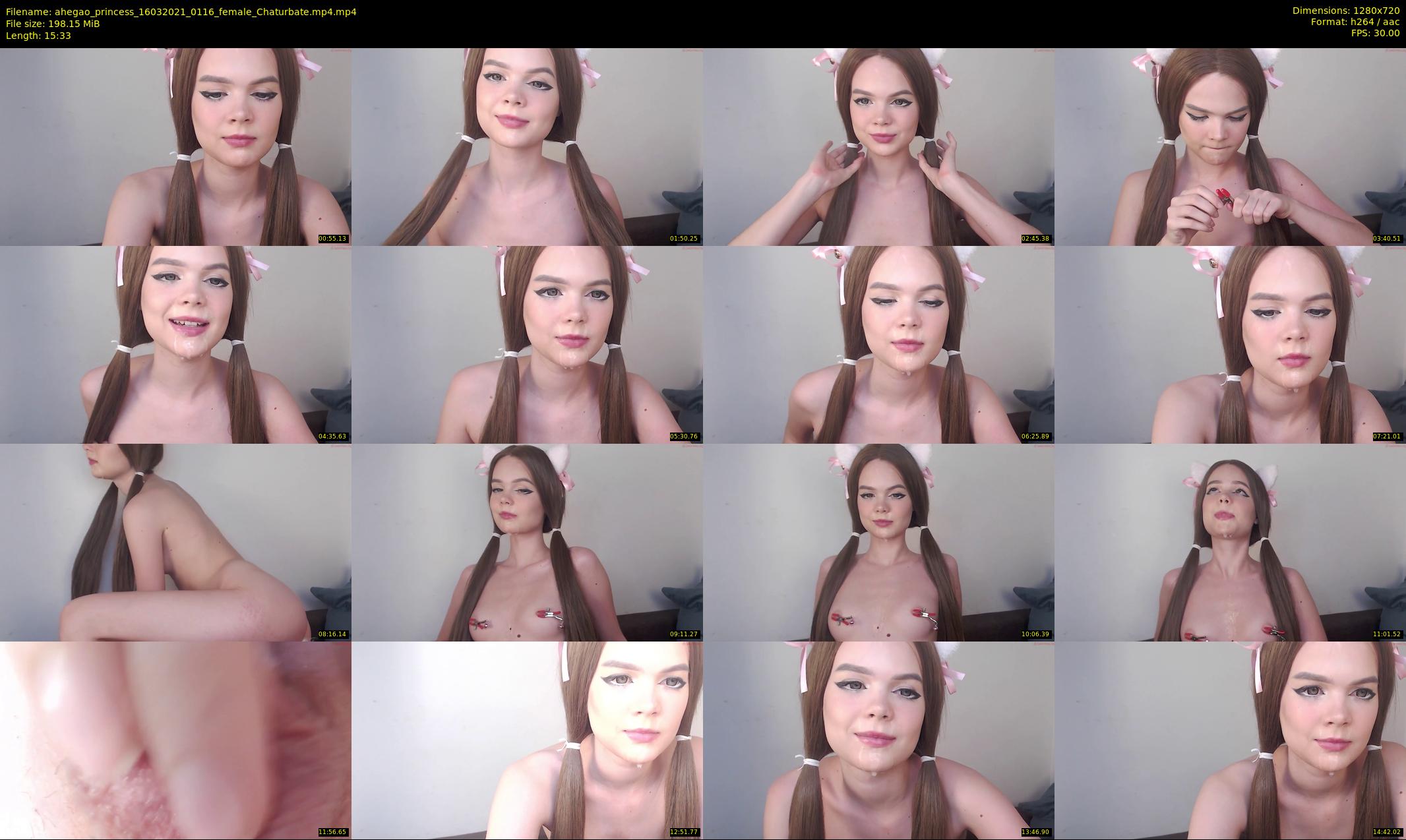 ahegao_princess — 16 minute Chaturbate female cam show recording, 720p, Mar 16, 2021
