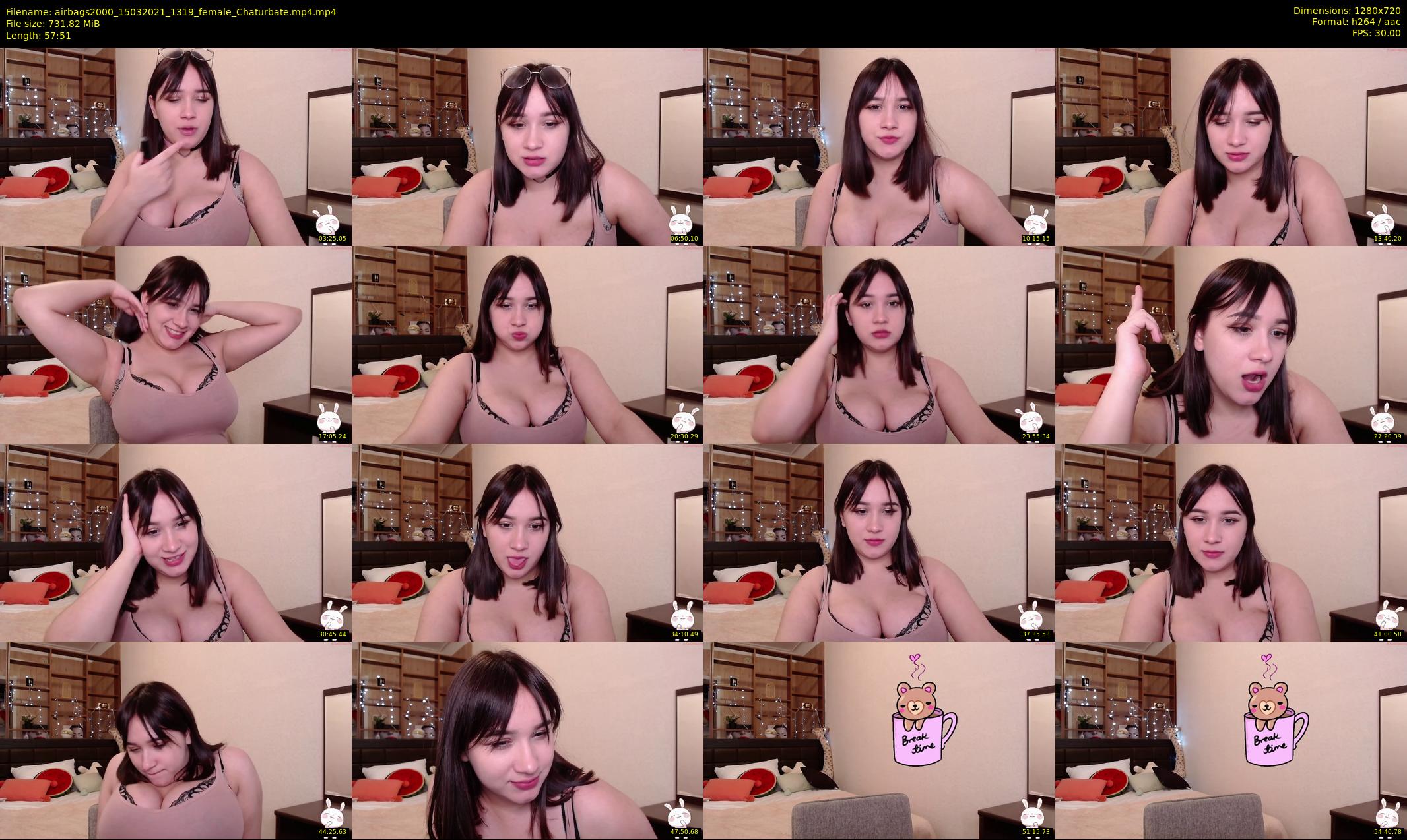 airbags2000 — 58 minute Chaturbate female cam show recording, 720p, Mar 15, 2021