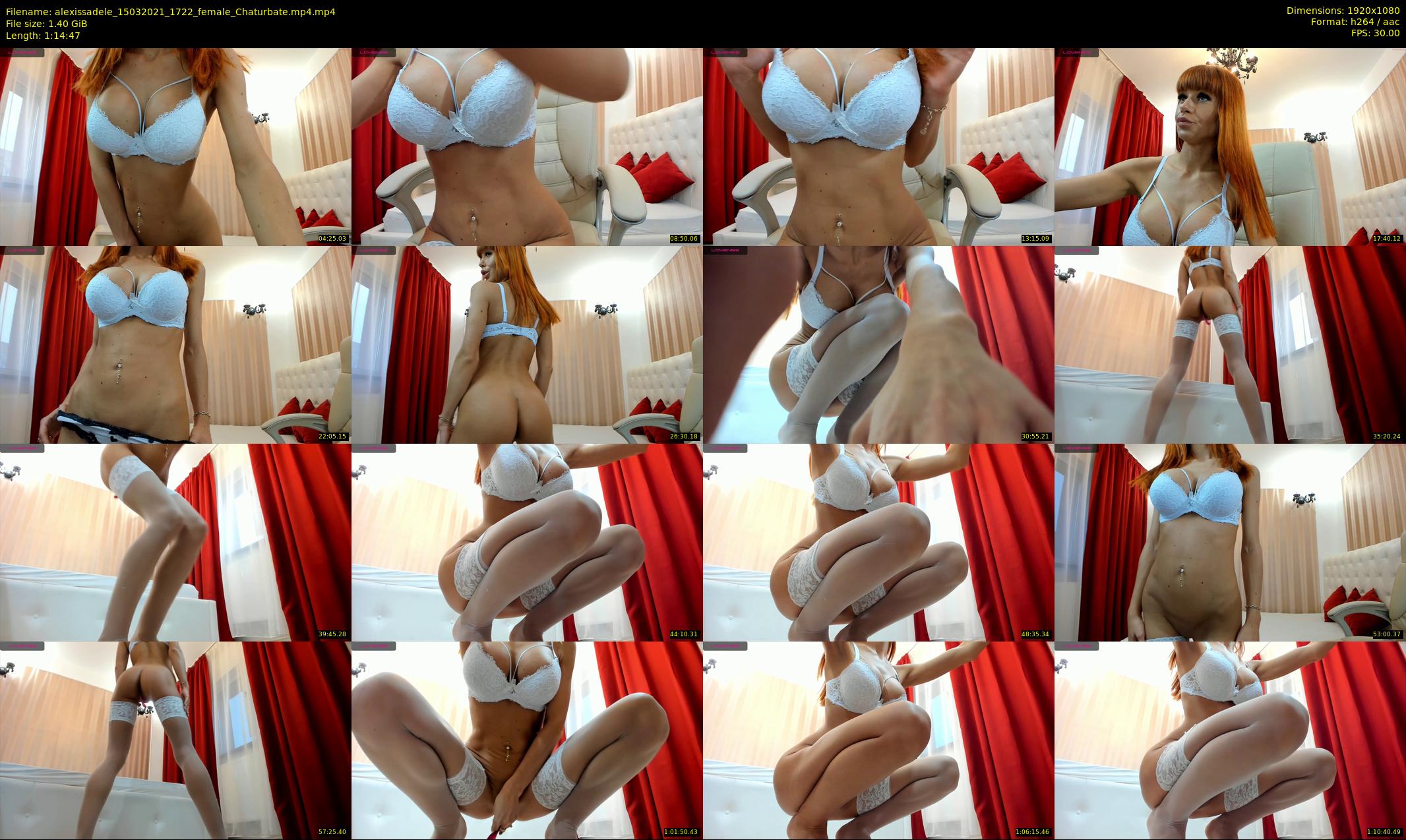 alexissadele — 75 minute Chaturbate female cam show recording, 1080p, Mar 15, 2021