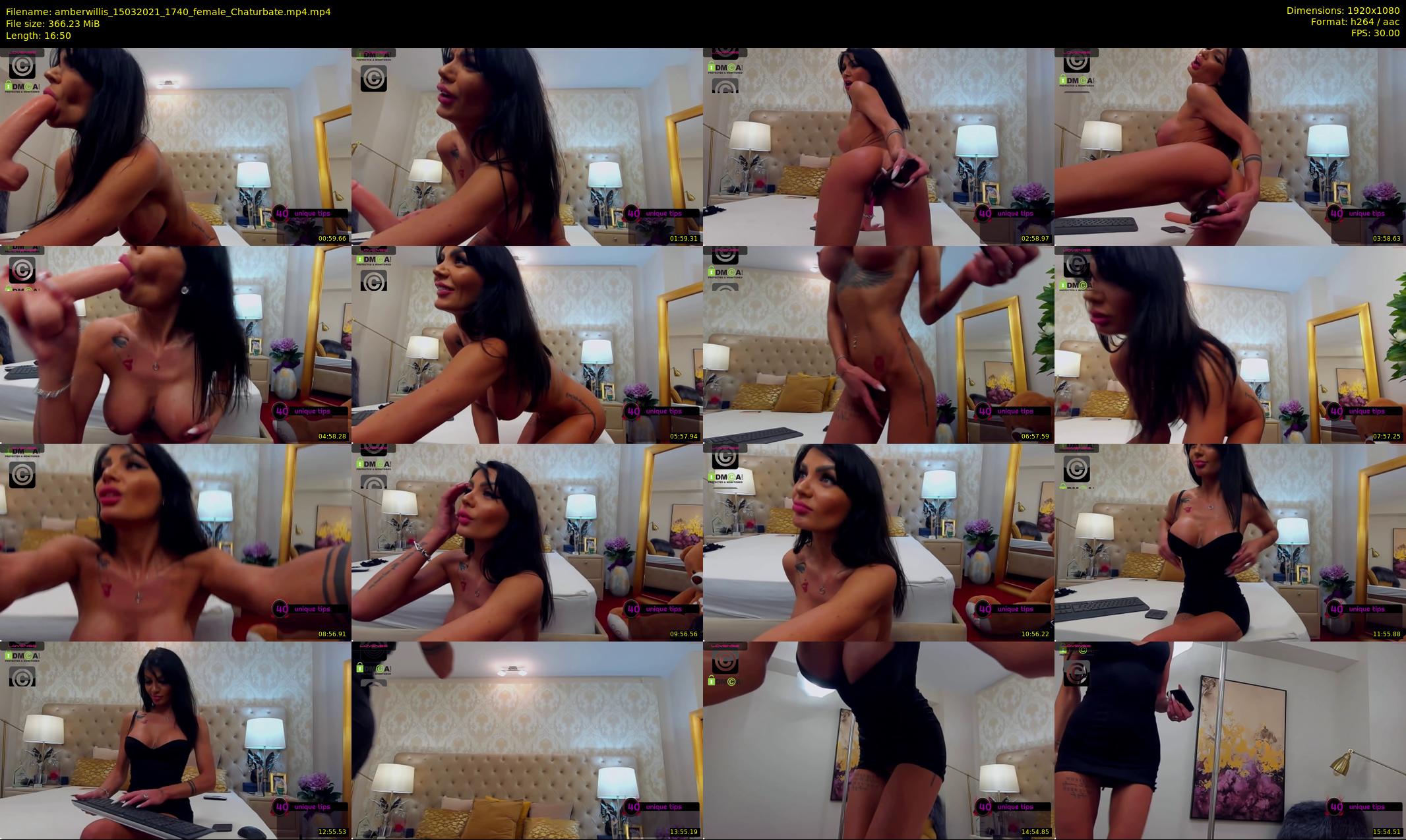 amberwillis — 17 minute Chaturbate female cam show recording, 1080p, Mar 15, 2021