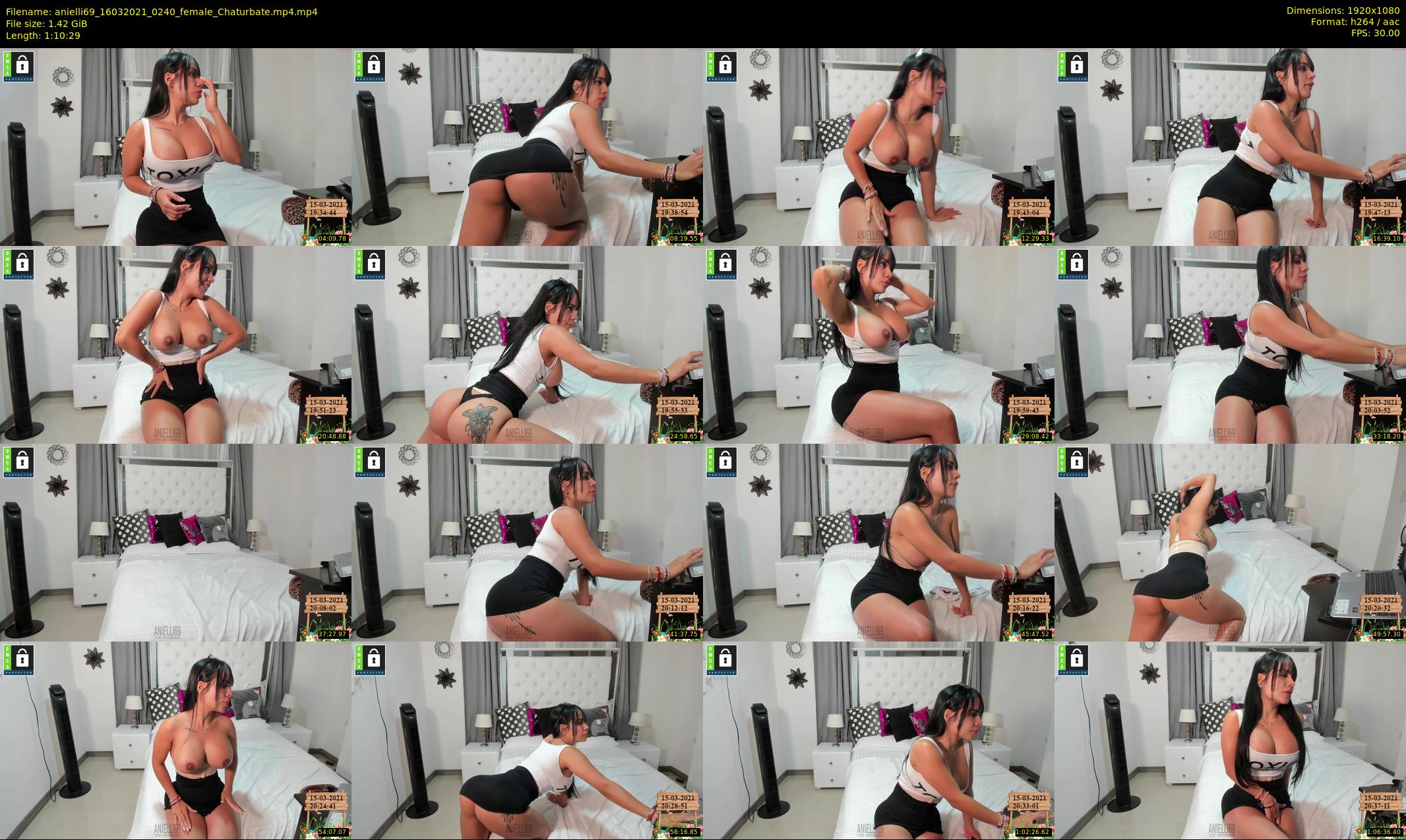 anielli69 — 71 minute Chaturbate female cam show recording, 1080p, Mar 16, 2021