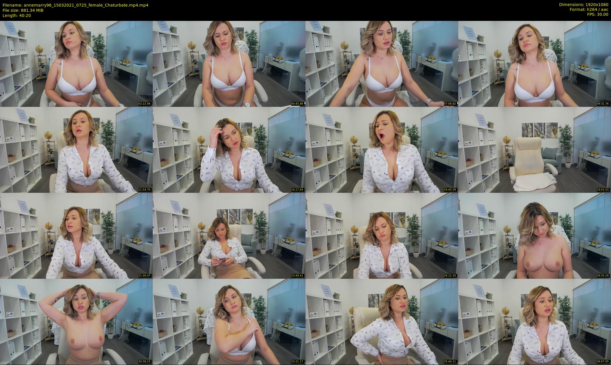 annemarry96 — 41 minute Chaturbate female cam show recording, 1080p, Mar 15, 2021
