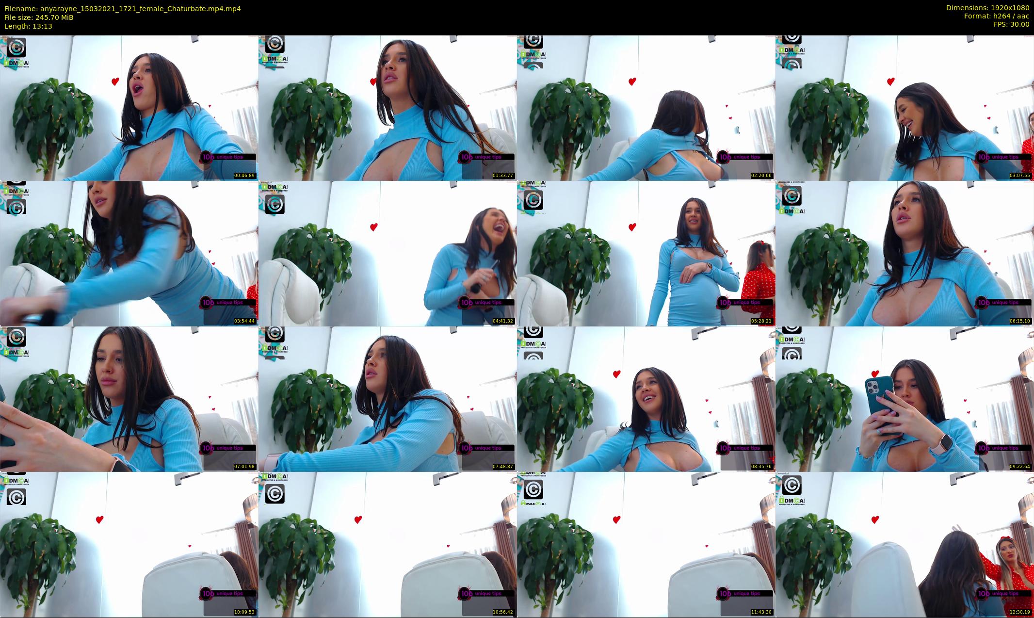 anyarayne — 14 minute Chaturbate female cam show recording, 1080p, Mar 15, 2021
