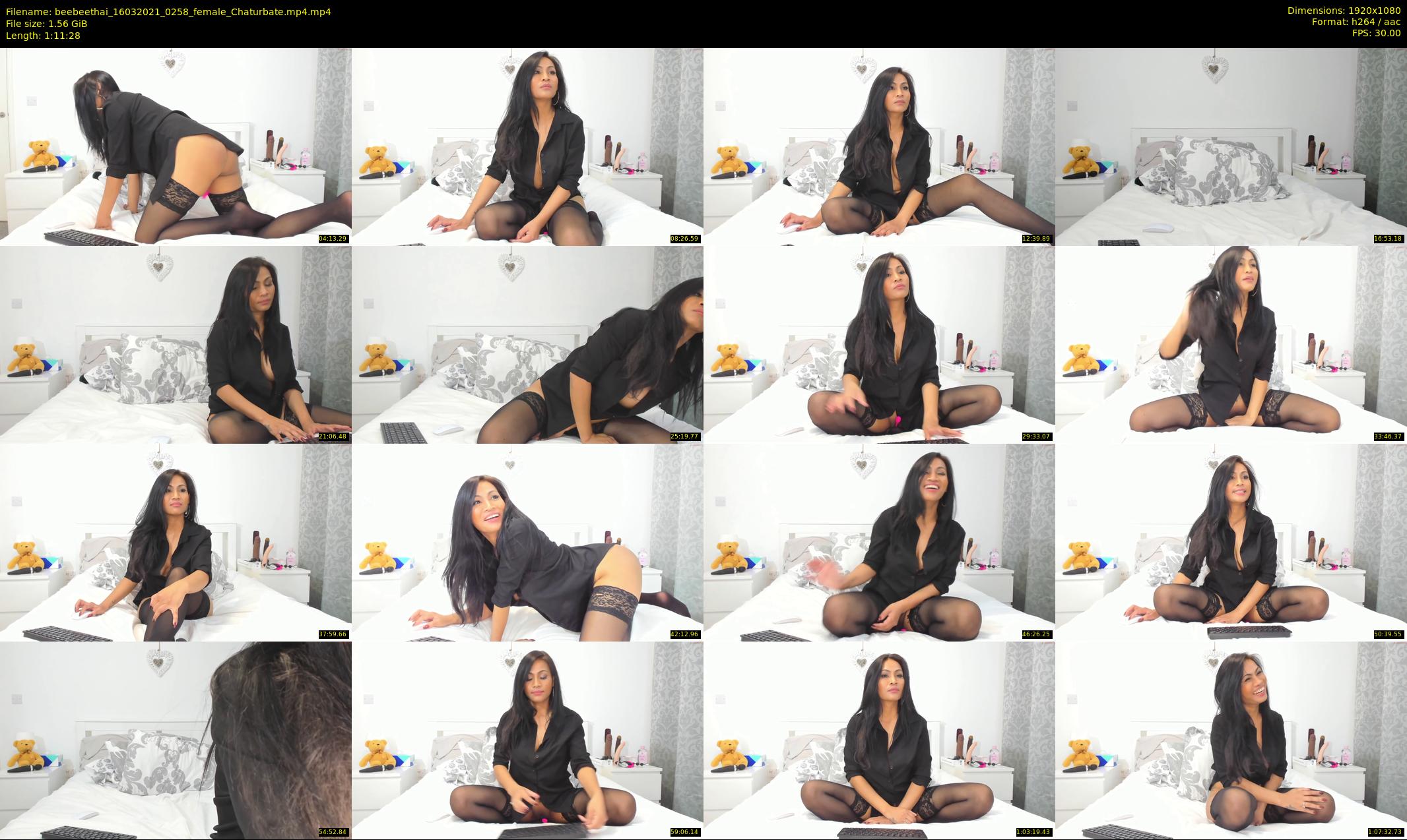 beebeethai — 72 minute Chaturbate female cam show recording, 1080p, Mar 16, 2021