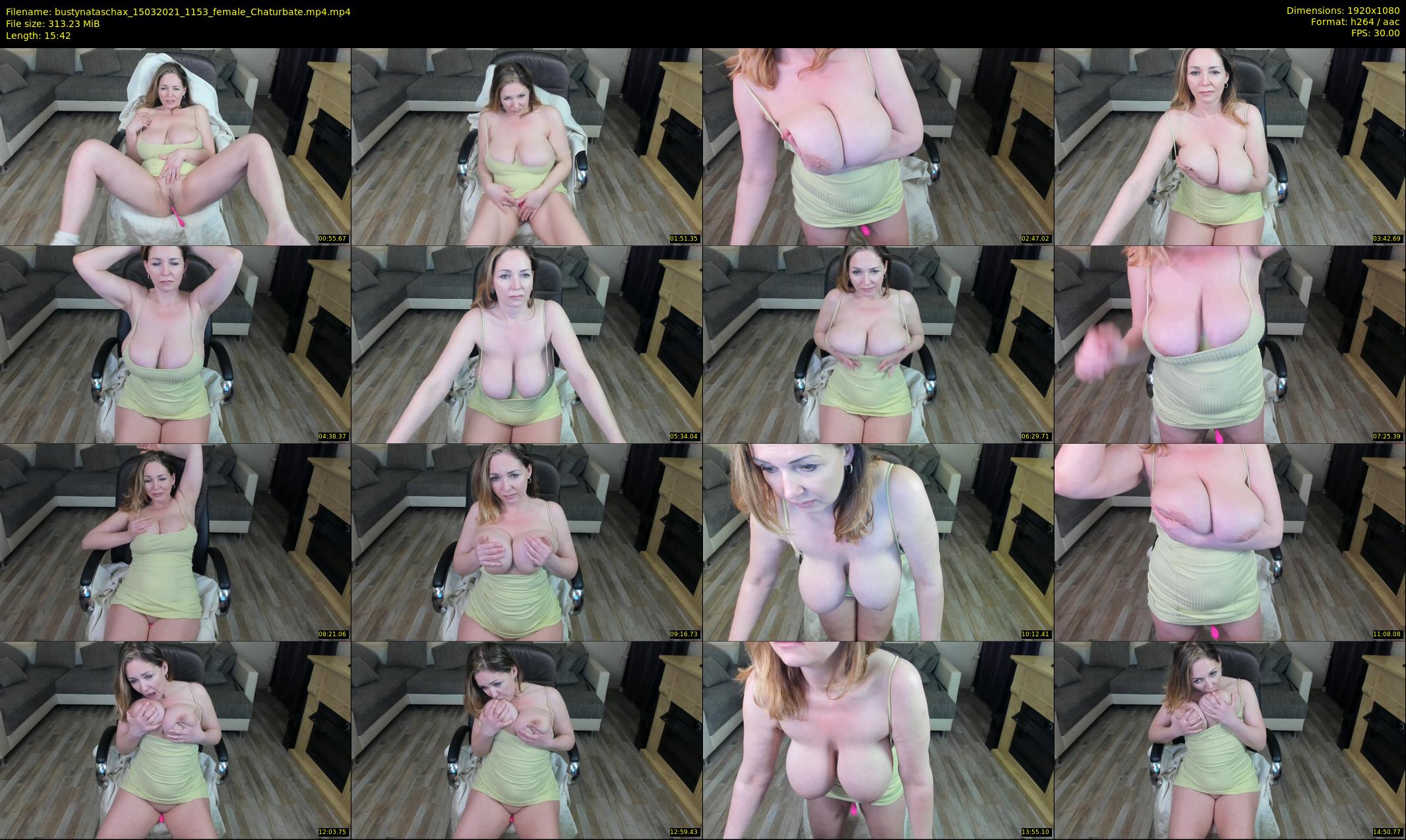 bustynataschax — 16 minute Chaturbate female cam show recording, 1080p, Mar 15, 2021