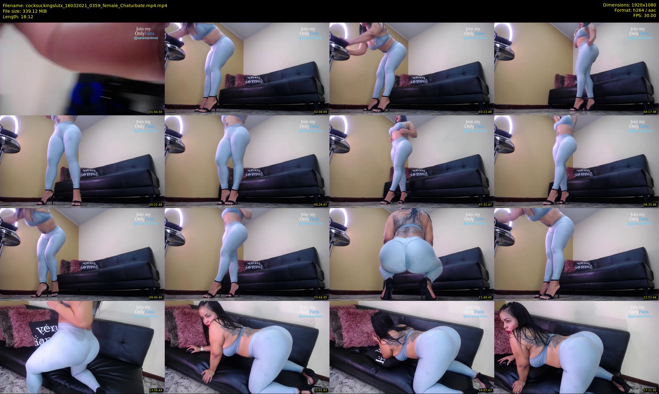 cocksuckingslutx — 19 minute Chaturbate female cam show recording, 1080p, Mar 16, 2021