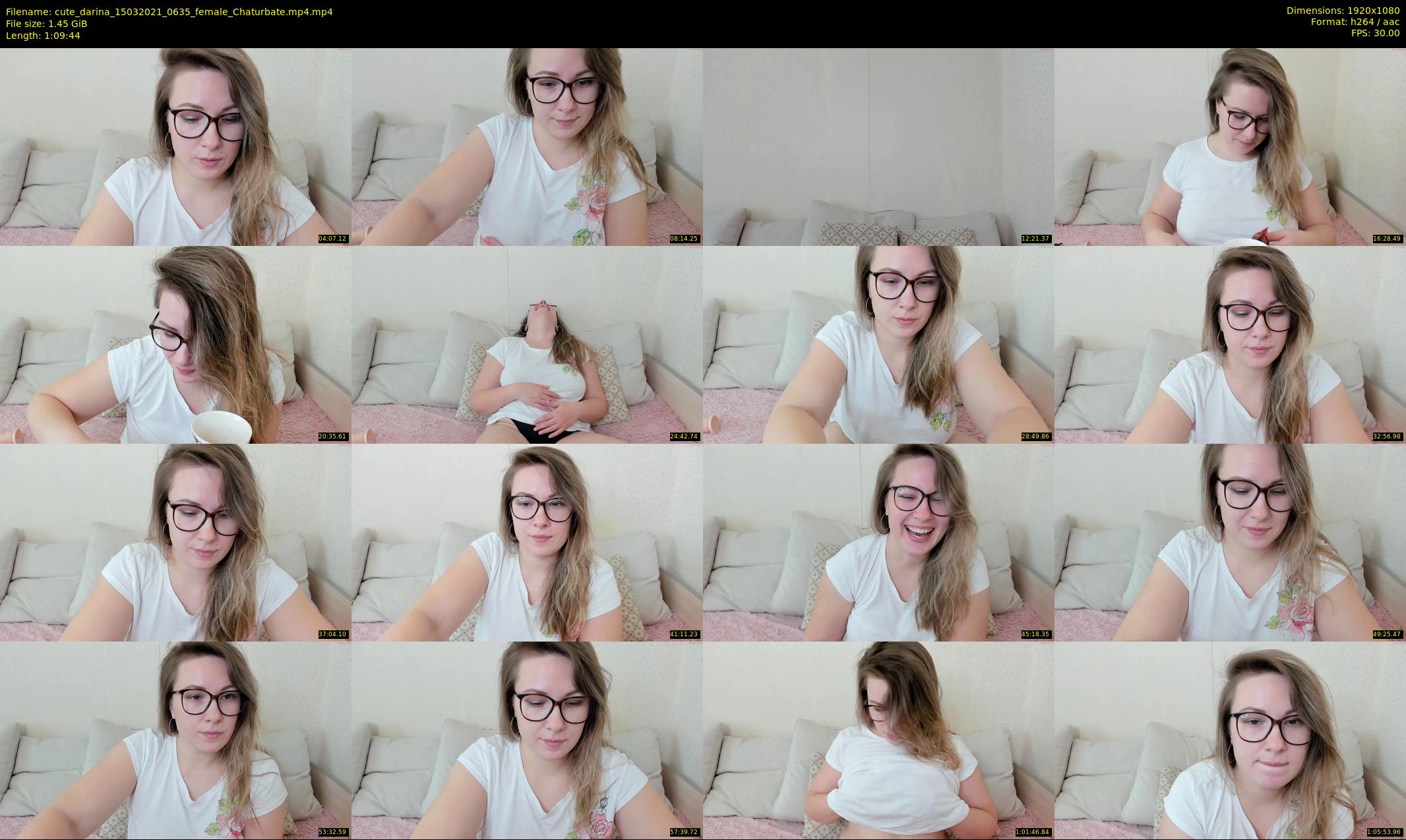 cute_darina — 70 minute Chaturbate female cam show recording, 1080p, Mar 15, 2021