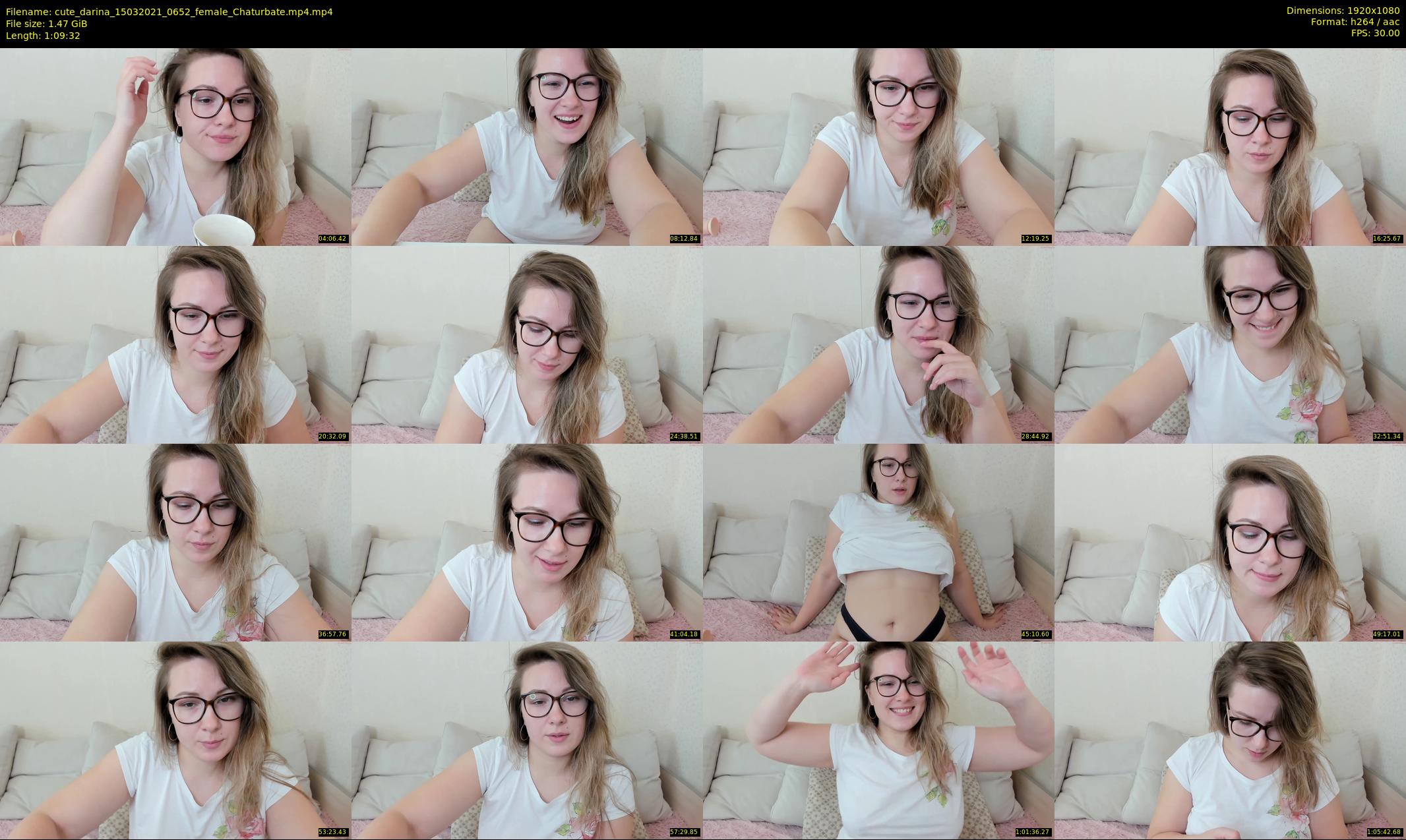 cute_darina — 70 minute Chaturbate female cam show recording, 1080p, Mar 15, 2021