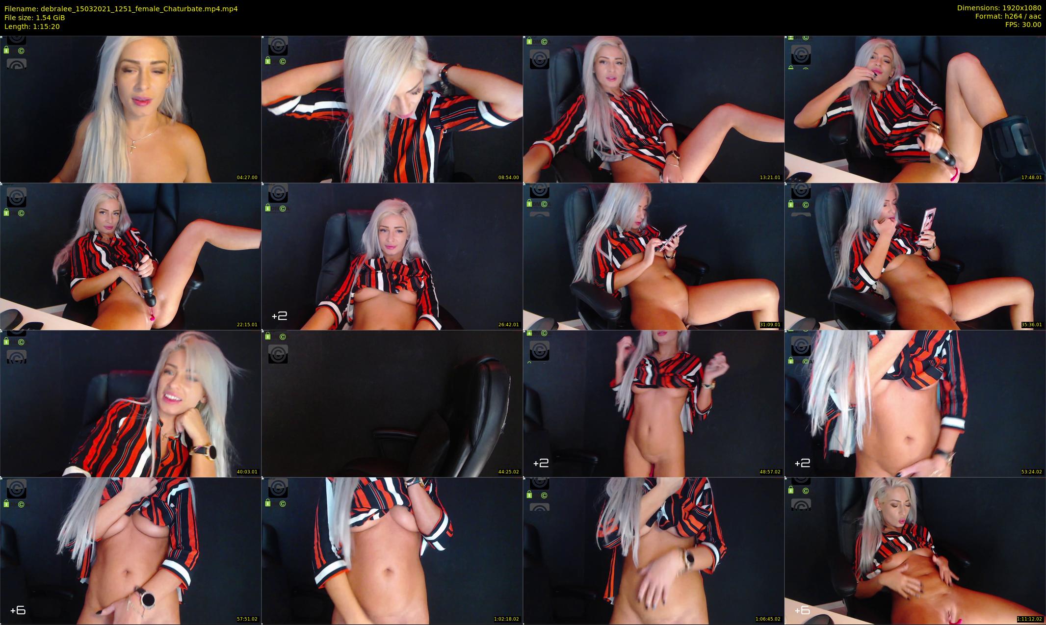 debralee — 76 minute Chaturbate female cam show recording, 1080p, Mar 15, 2021