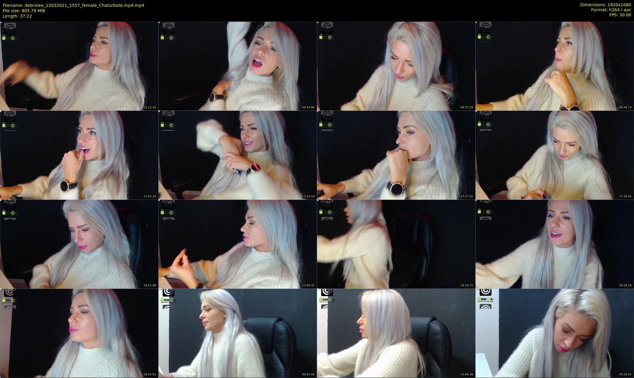 debralee — 38 minute Chaturbate female cam show recording, 1080p, Mar 15, 2021