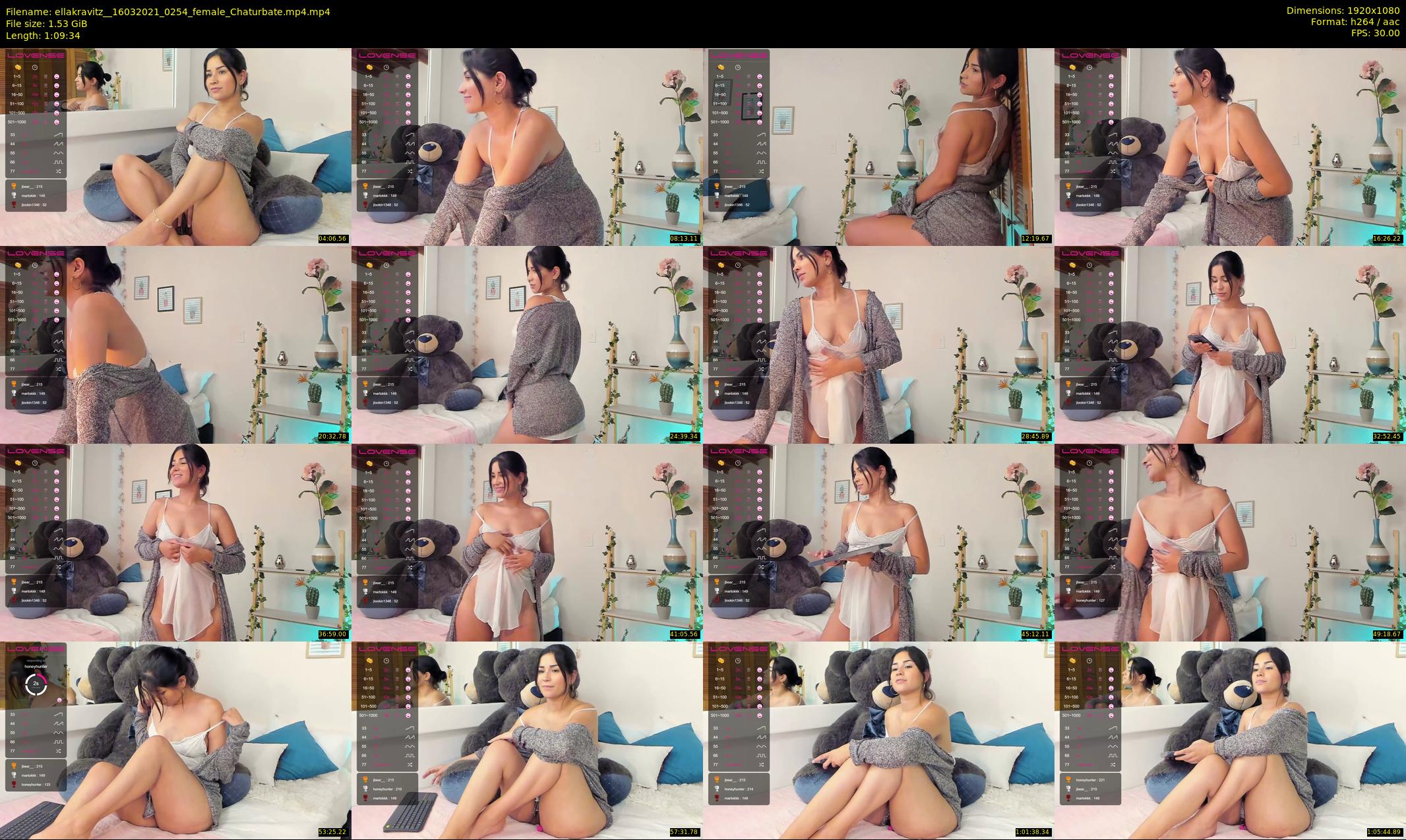 ellakravitz_ — 70 minute Chaturbate female cam show recording, 1080p, Mar 16, 2021