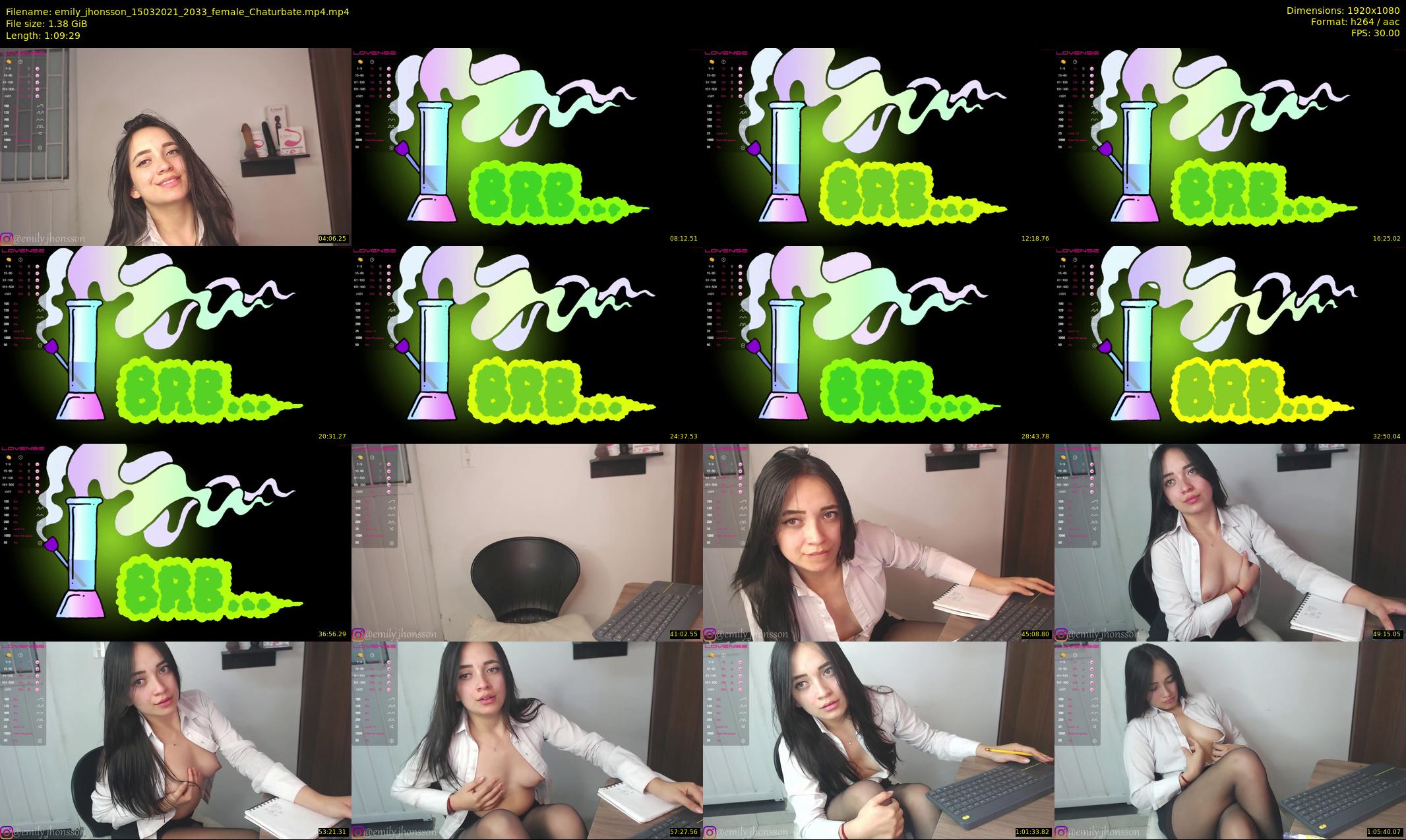 emily_jhonsson — 70 minute Chaturbate female cam show recording, 1080p, Mar 15, 2021