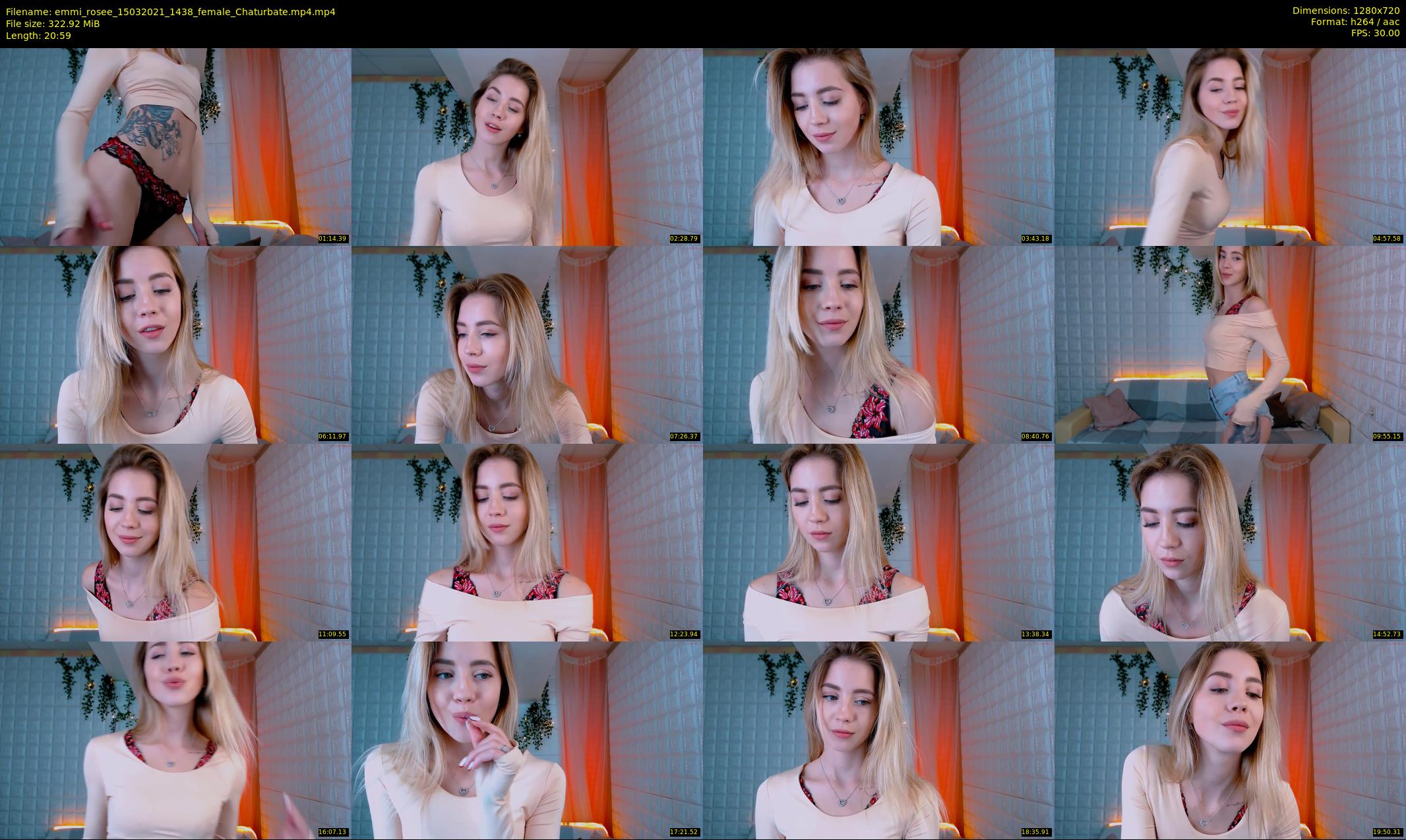 emmi_rosee — 21 minute Chaturbate female cam show recording, 720p, Mar 15, 2021