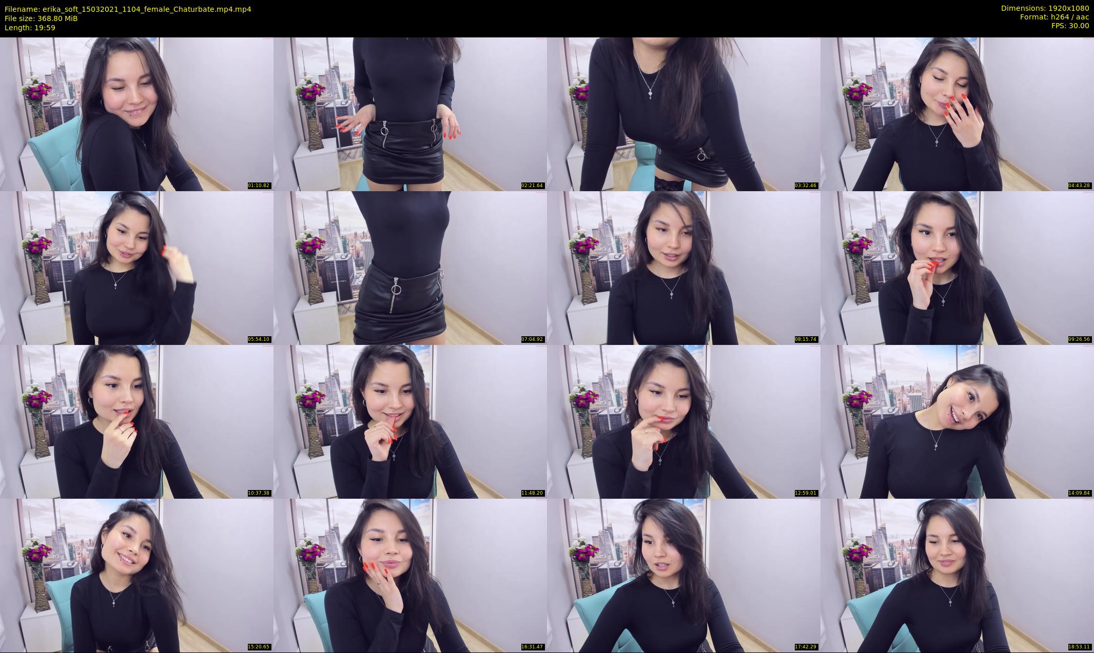 erika_soft — 20 minute Chaturbate female cam show recording, 1080p, Mar 15, 2021