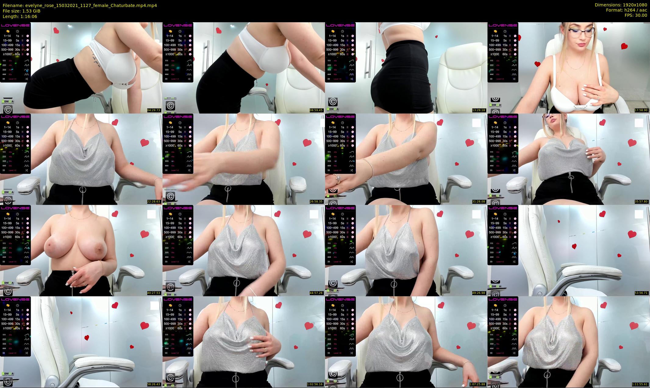 evelyne_rose — 77 minute Chaturbate female cam show recording, 1080p, Mar 15, 2021