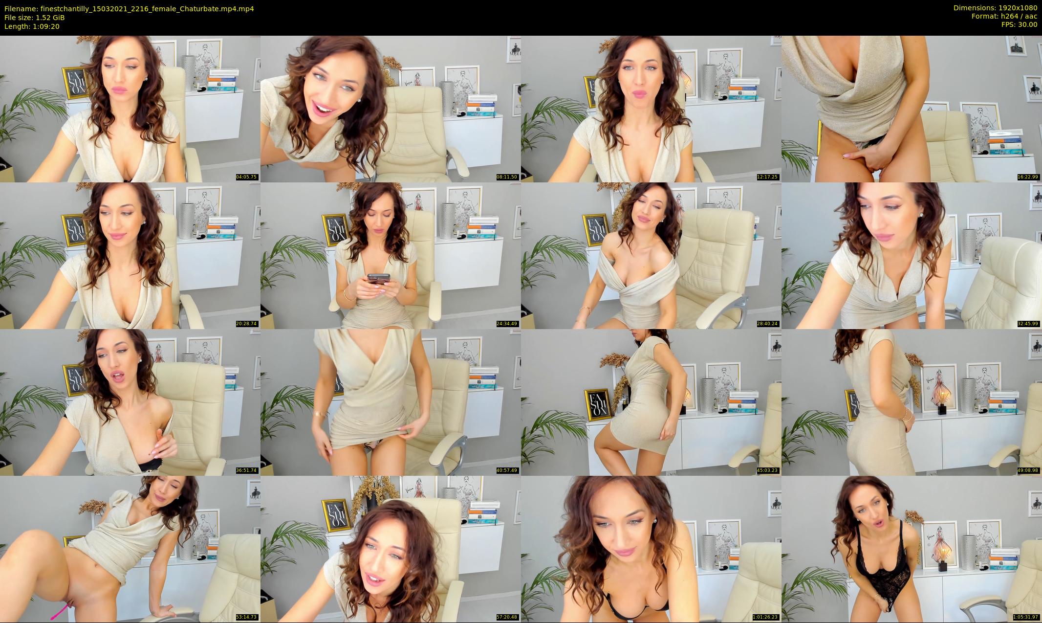 finestchantilly — 70 minute Chaturbate female cam show recording, 1080p, Mar 15, 2021