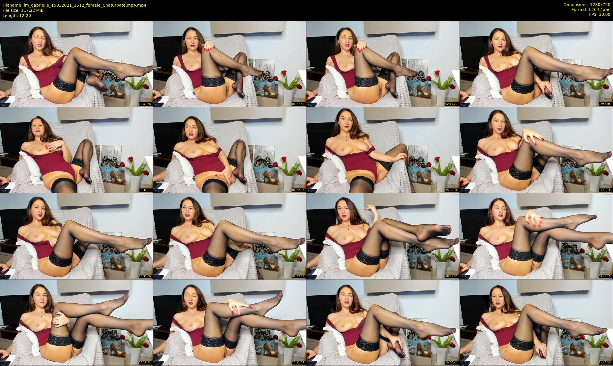 im_gabrielle — 13 minute Chaturbate female cam show recording, 720p, Mar 15, 2021