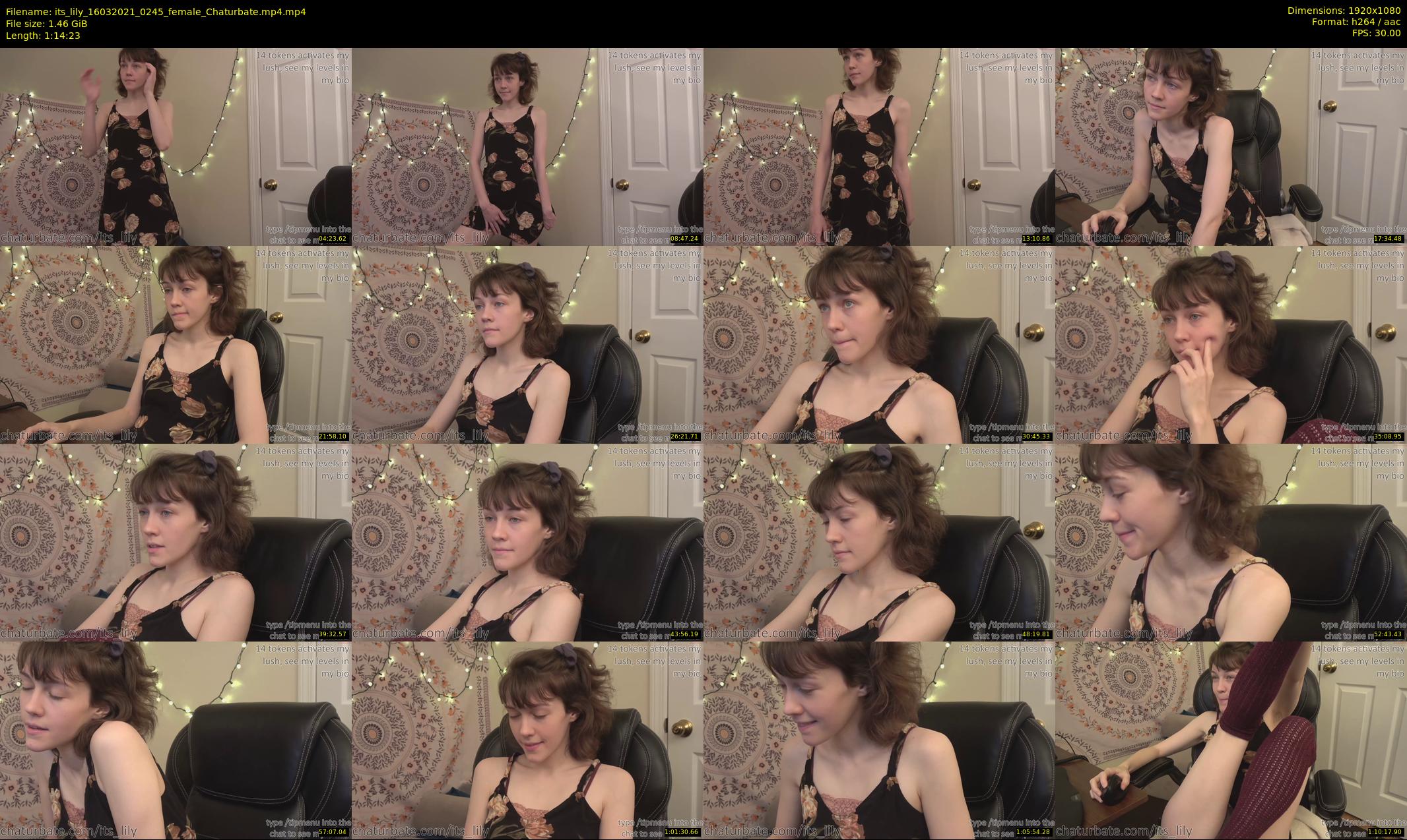 its_lily — 75 minute Chaturbate female cam show recording, 1080p, Mar 16, 2021