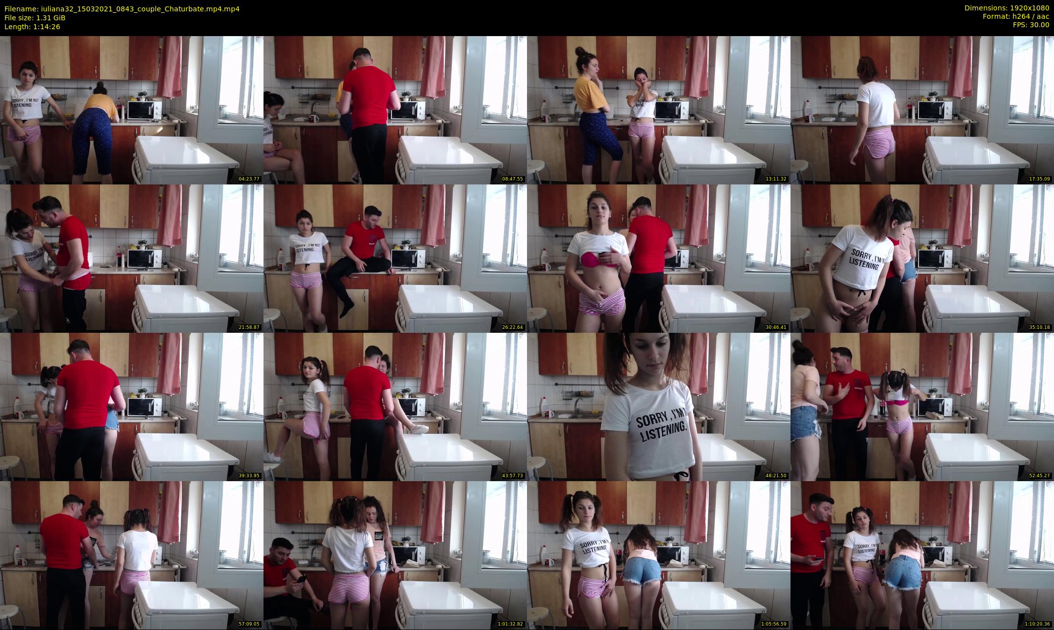 iuliana32 — 75 minute Chaturbate couple cam show recording, 1080p, Mar 15, 2021