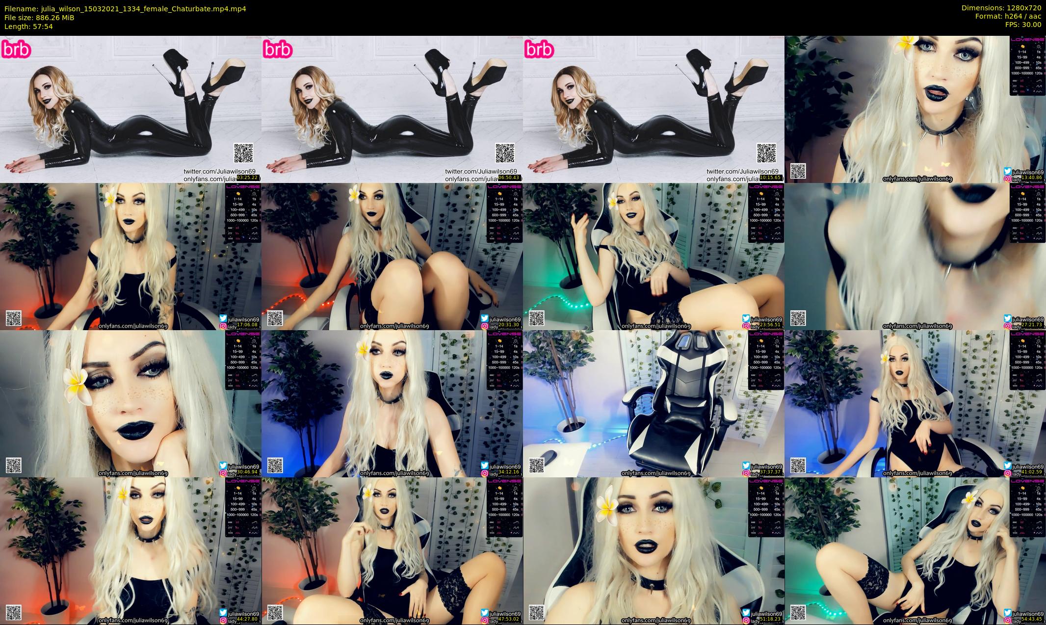 julia_wilson — 58 minute Chaturbate female cam show recording, 720p, Mar 15, 2021