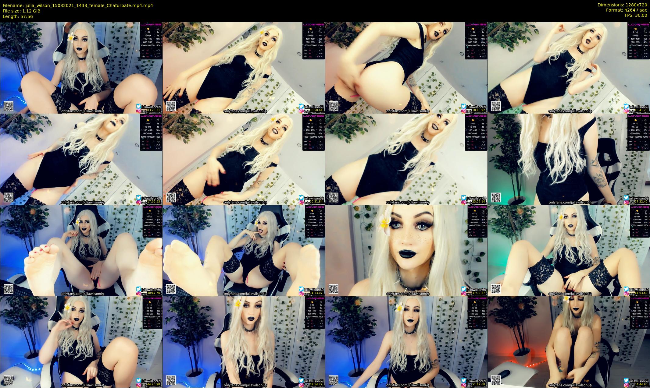 julia_wilson — 58 minute Chaturbate female cam show recording, 720p, Mar 15, 2021