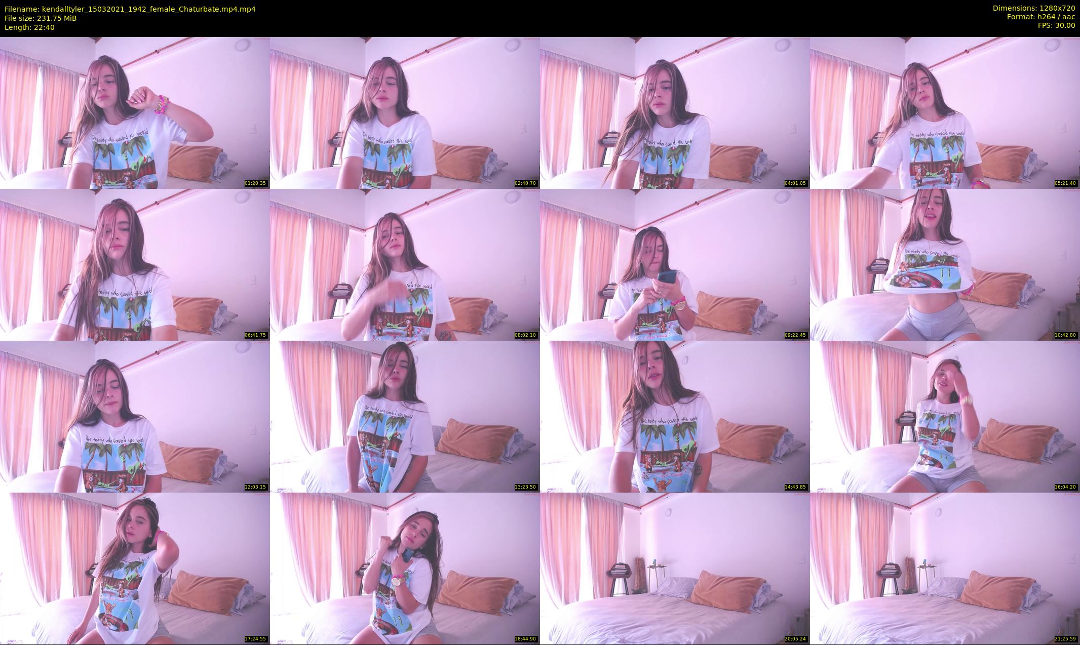 kendalltyler — 23 minute Chaturbate female cam show recording, 720p, Mar 15, 2021