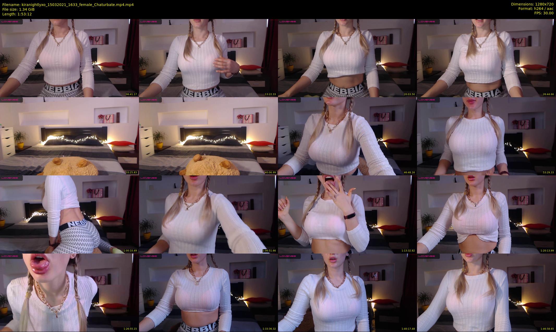 kiranightlyxo — 114 minute Chaturbate female cam show recording, 720p, Mar 15, 2021