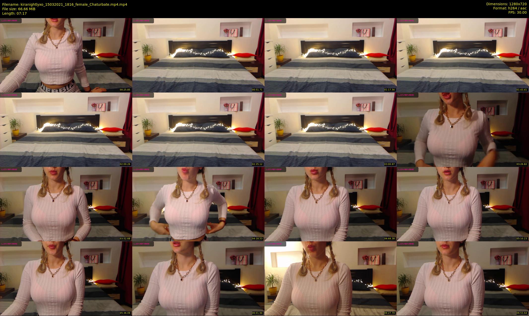 kiranightlyxo — 8 minute Chaturbate female cam show recording, 720p, Mar 15, 2021