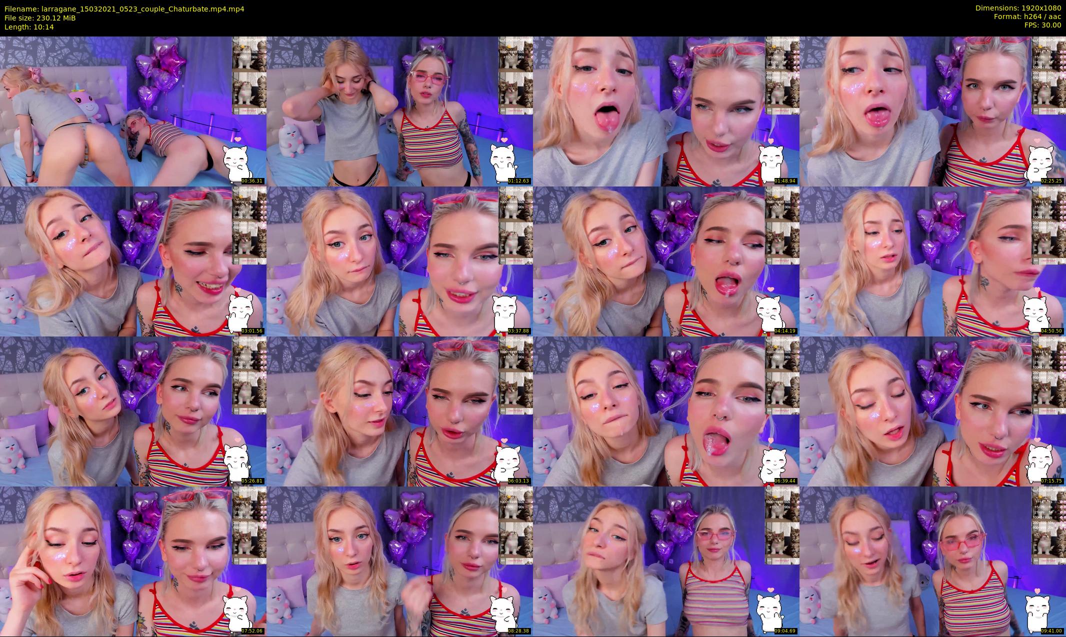 larragane — 11 minute Chaturbate couple cam show recording, 1080p, Mar 15, 2021