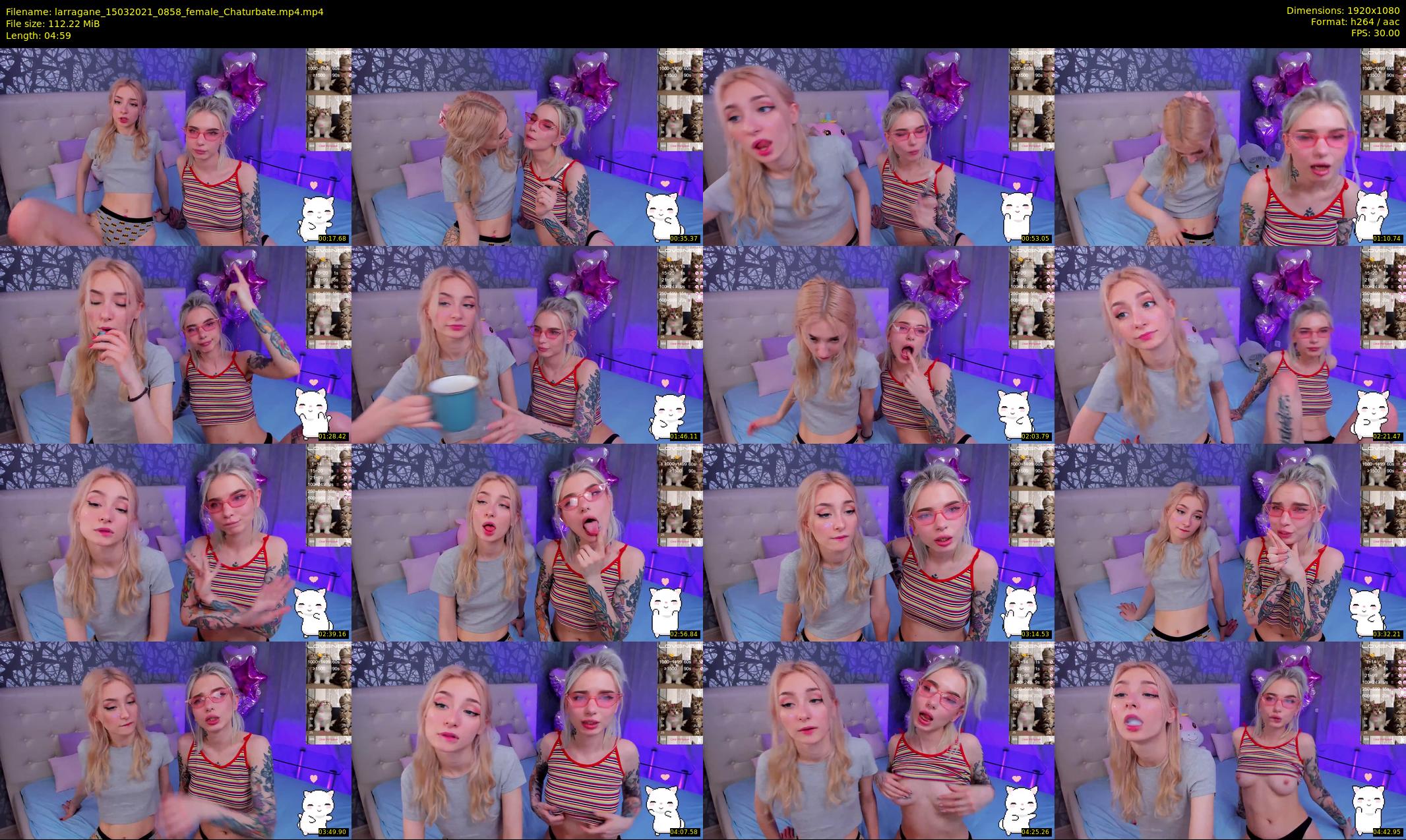 larragane — 5 minute Chaturbate couple cam show recording, 1080p, Mar 15, 2021