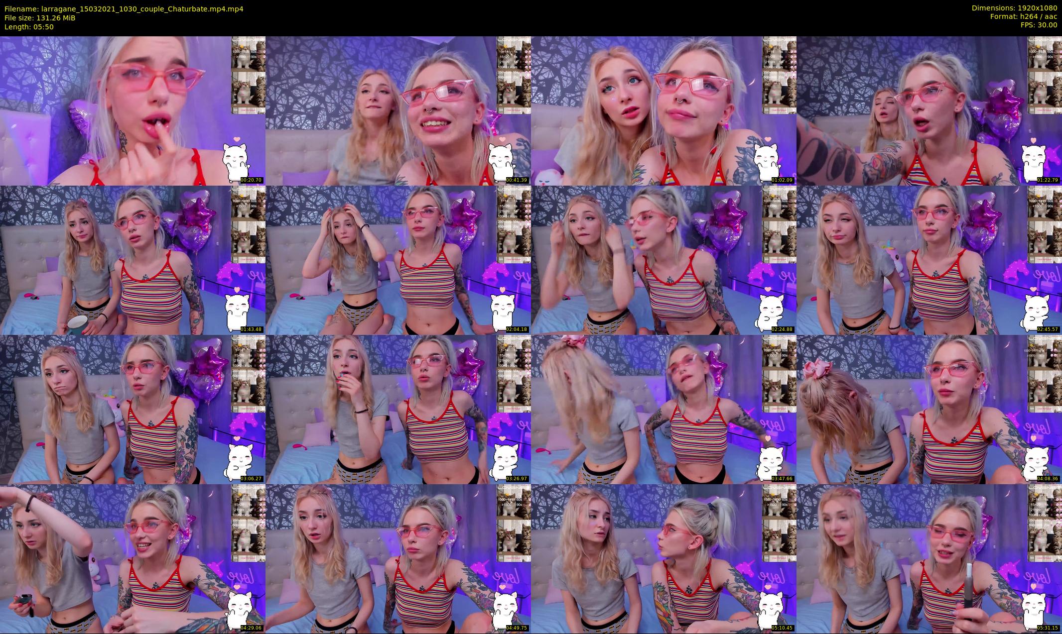 larragane — 6 minute Chaturbate couple cam show recording, 1080p, Mar 15, 2021