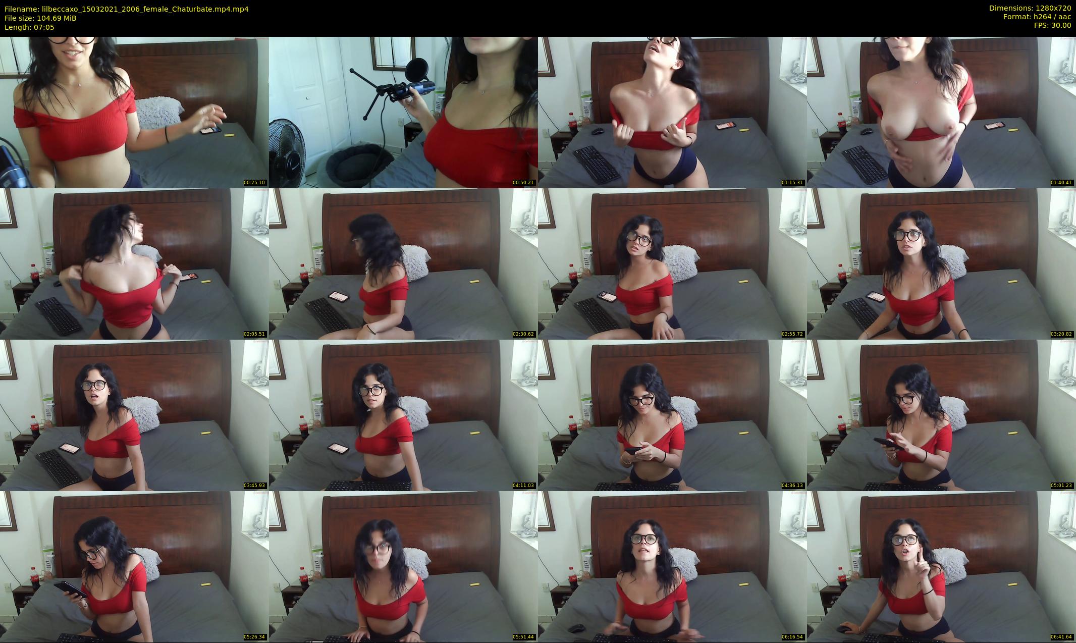 lilbeccaxo — 8 minute Chaturbate female cam show recording, 720p, Mar 15, 2021