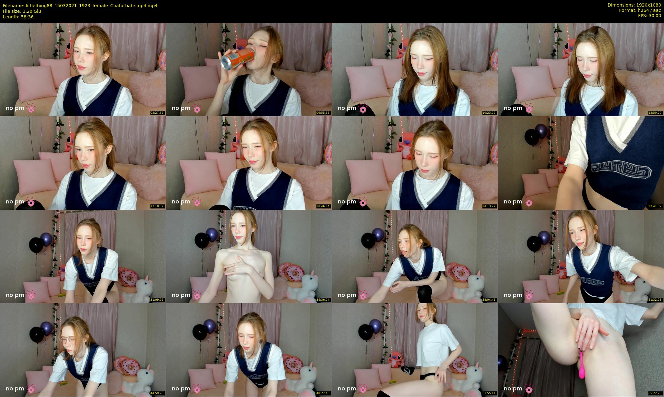 littlething88 — 59 minute Chaturbate female cam show recording, 1080p, Mar 15, 2021