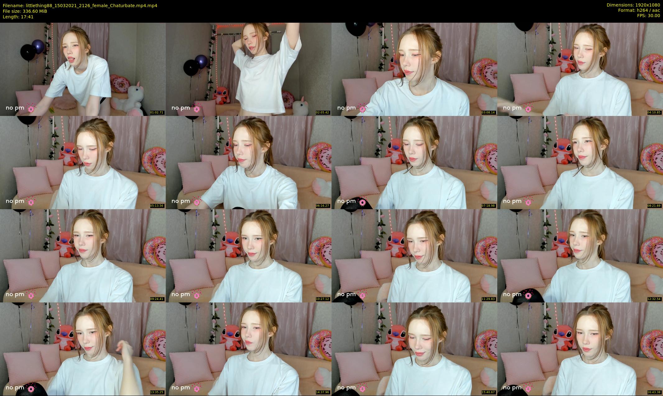 littlething88 — 18 minute Chaturbate female cam show recording, 1080p, Mar 15, 2021