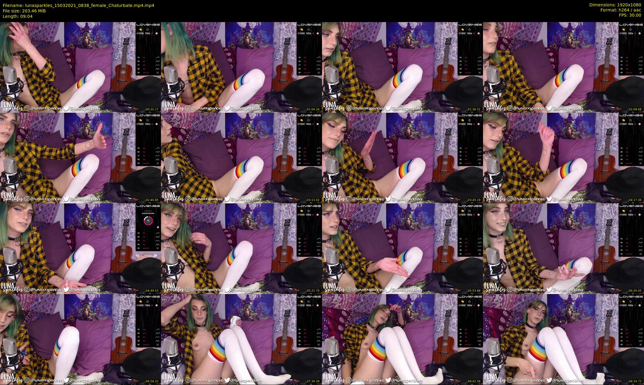 lunasparkles — 10 minute Chaturbate female cam show recording, 1080p, Mar 15, 2021