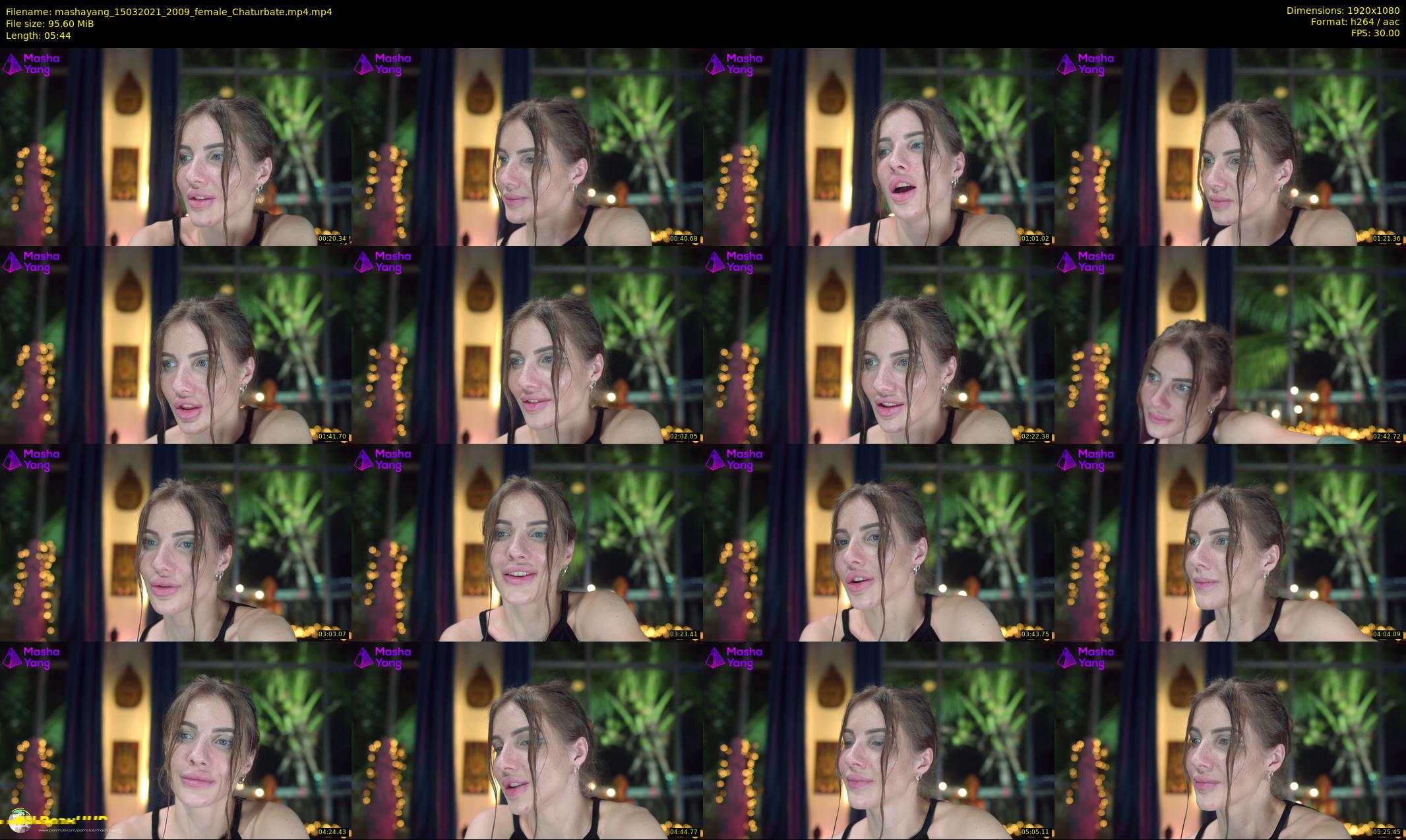 mashayang — 6 minute Chaturbate female cam show recording, 1080p, Mar 15, 2021