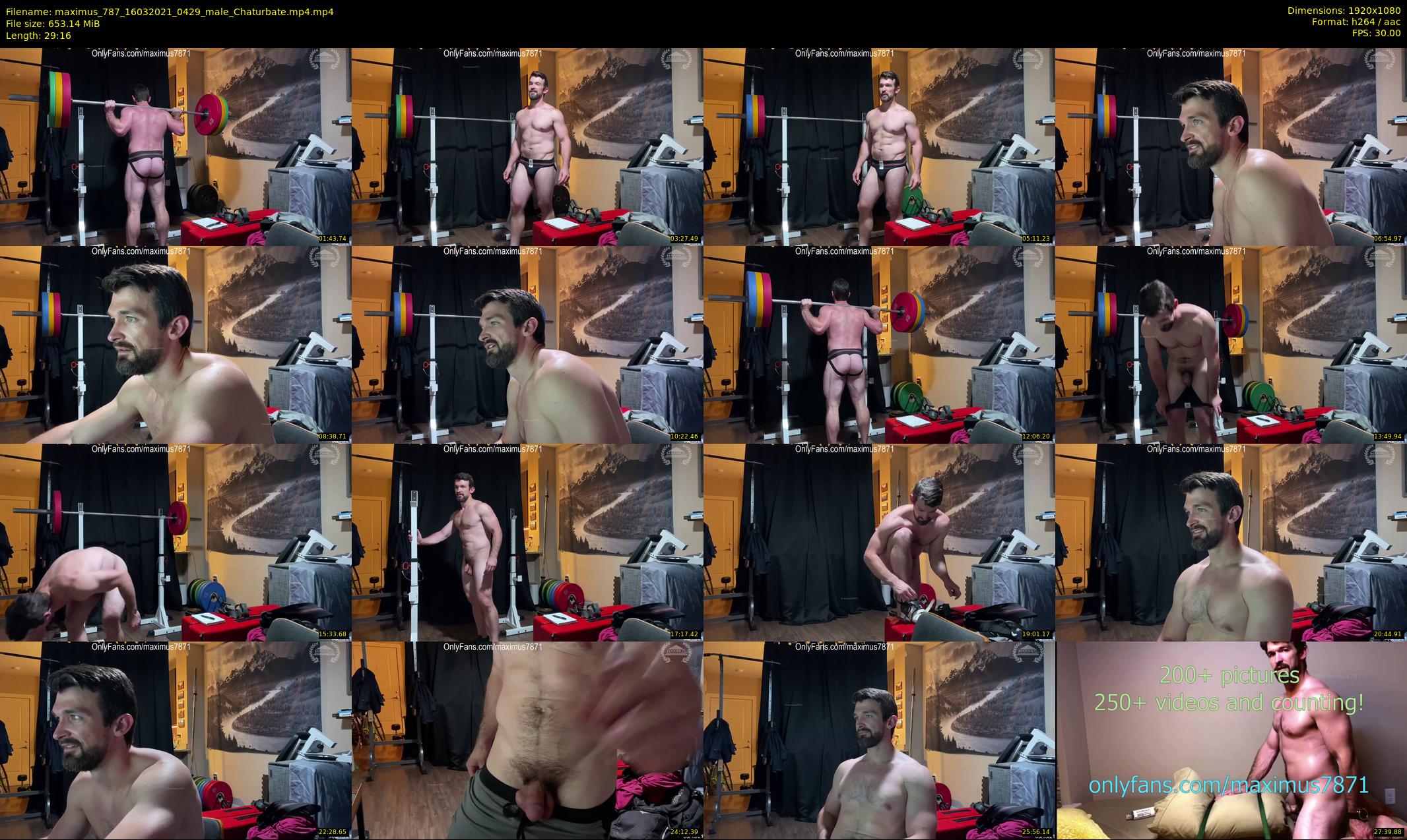 maximus_787 — 30 minute Chaturbate male cam show recording, 1080p, Mar 16, 2021