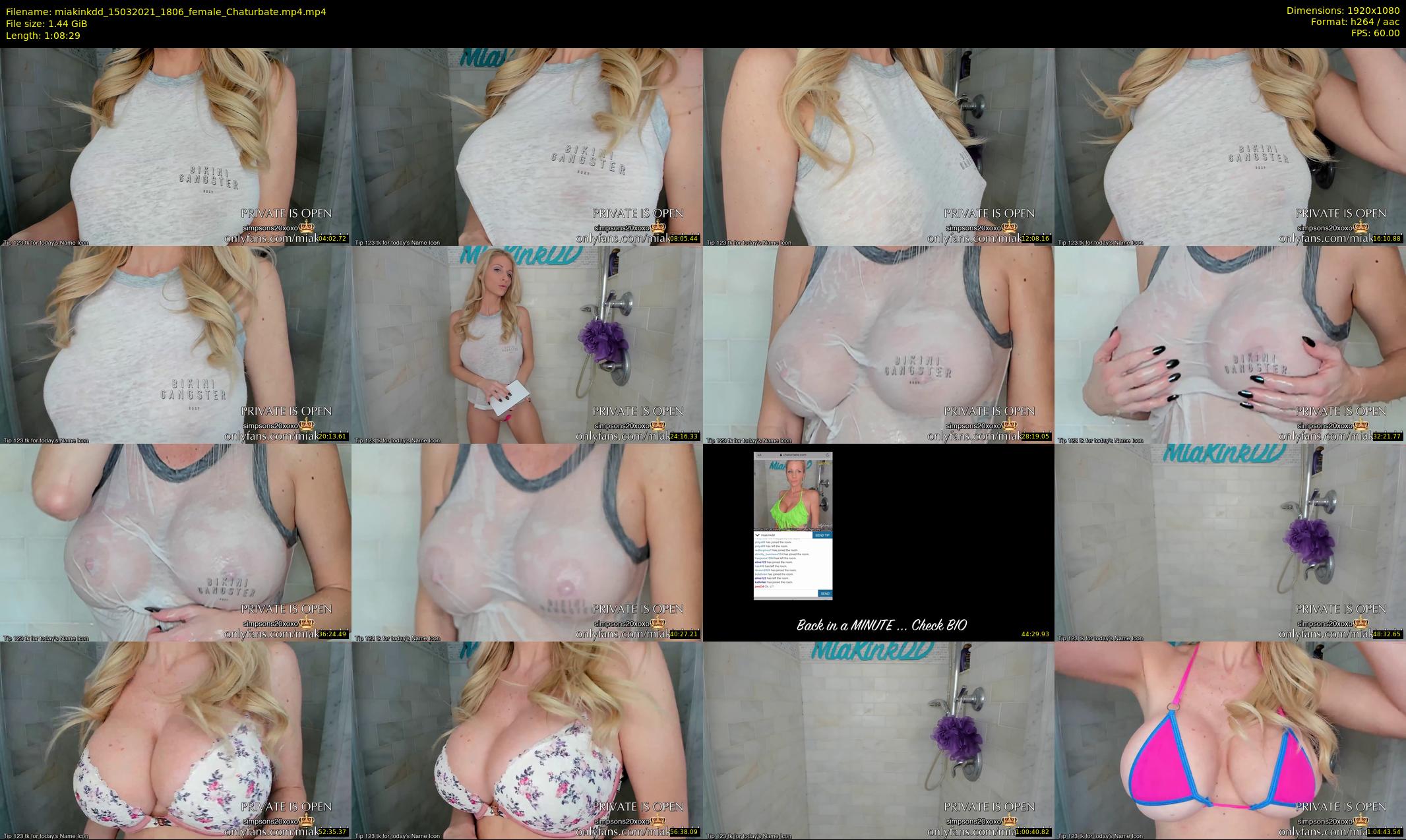 miakinkdd — 69 minute Chaturbate female cam show recording, 1080p, Mar 15, 2021