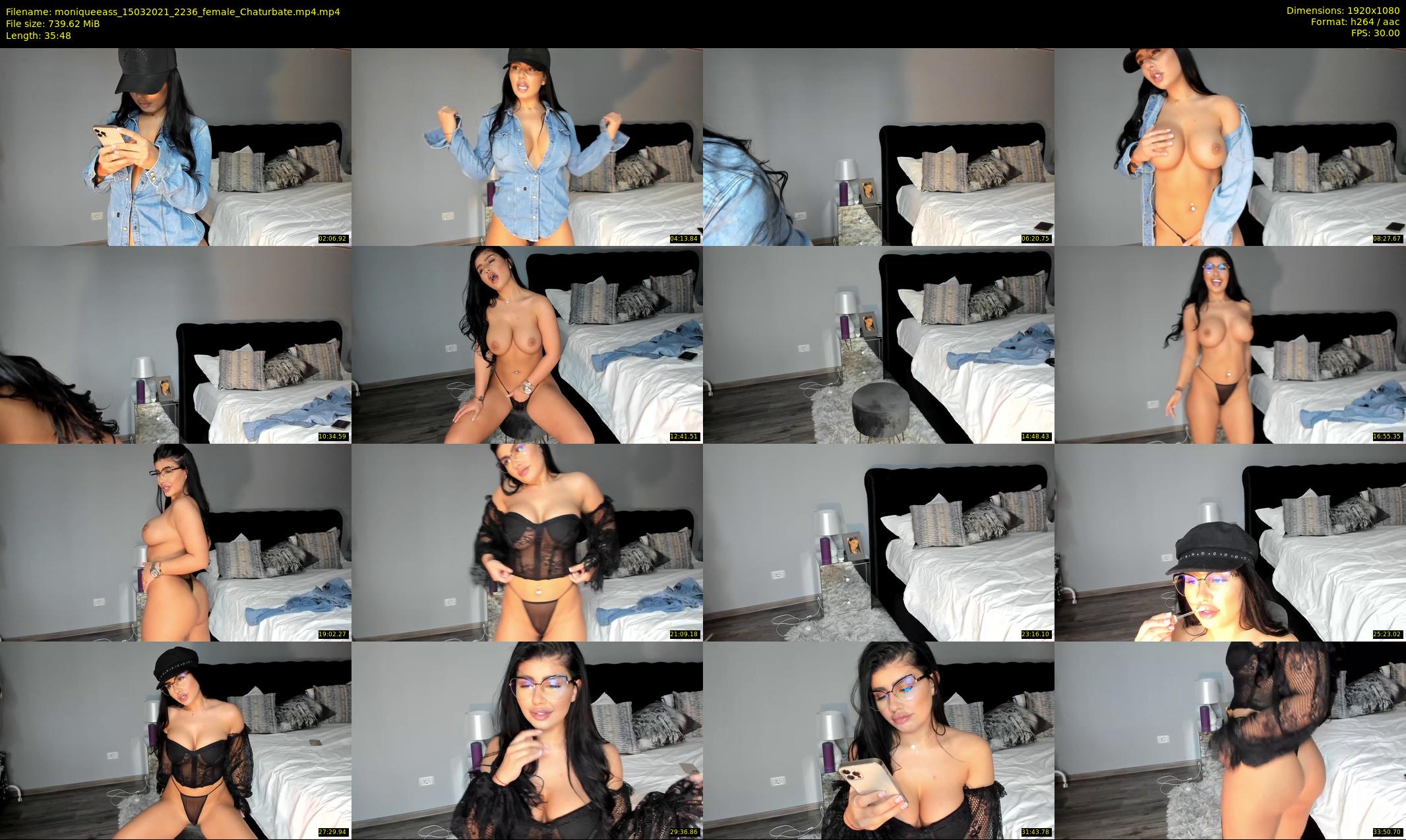 moniqueeass — 36 minute Chaturbate female cam show recording, 1080p, Mar 15, 2021