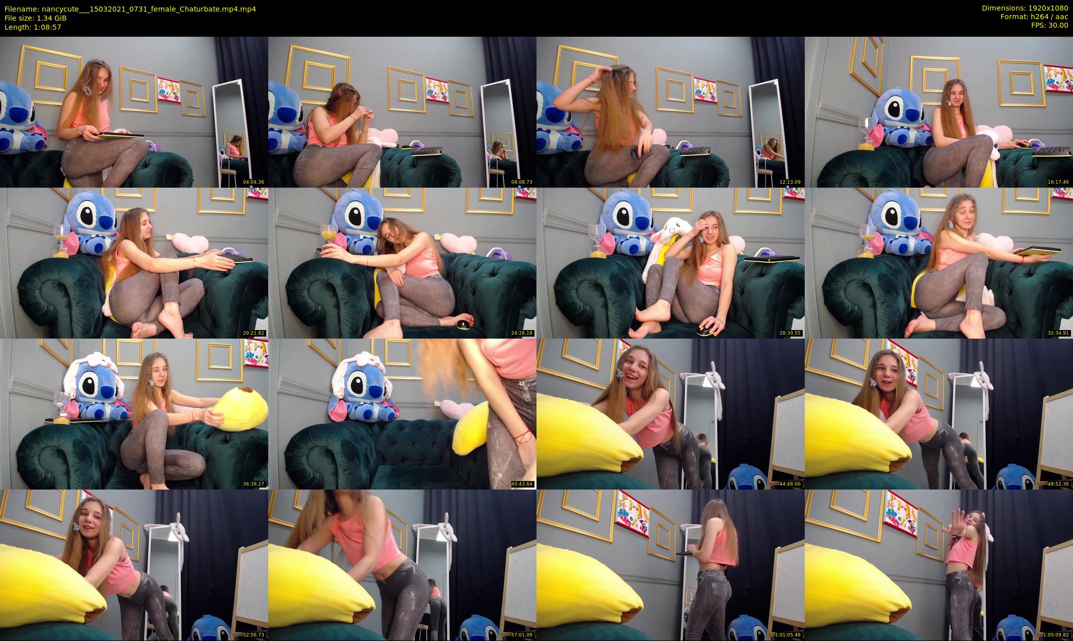 nancycute__ — 69 minute Chaturbate female cam show recording, 1080p, Mar 15, 2021