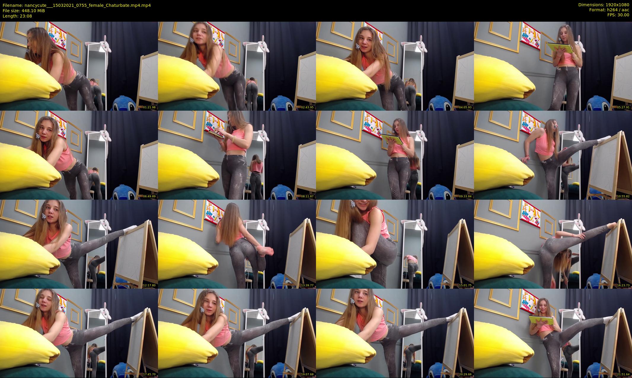 nancycute__ — 24 minute Chaturbate female cam show recording, 1080p, Mar 15, 2021