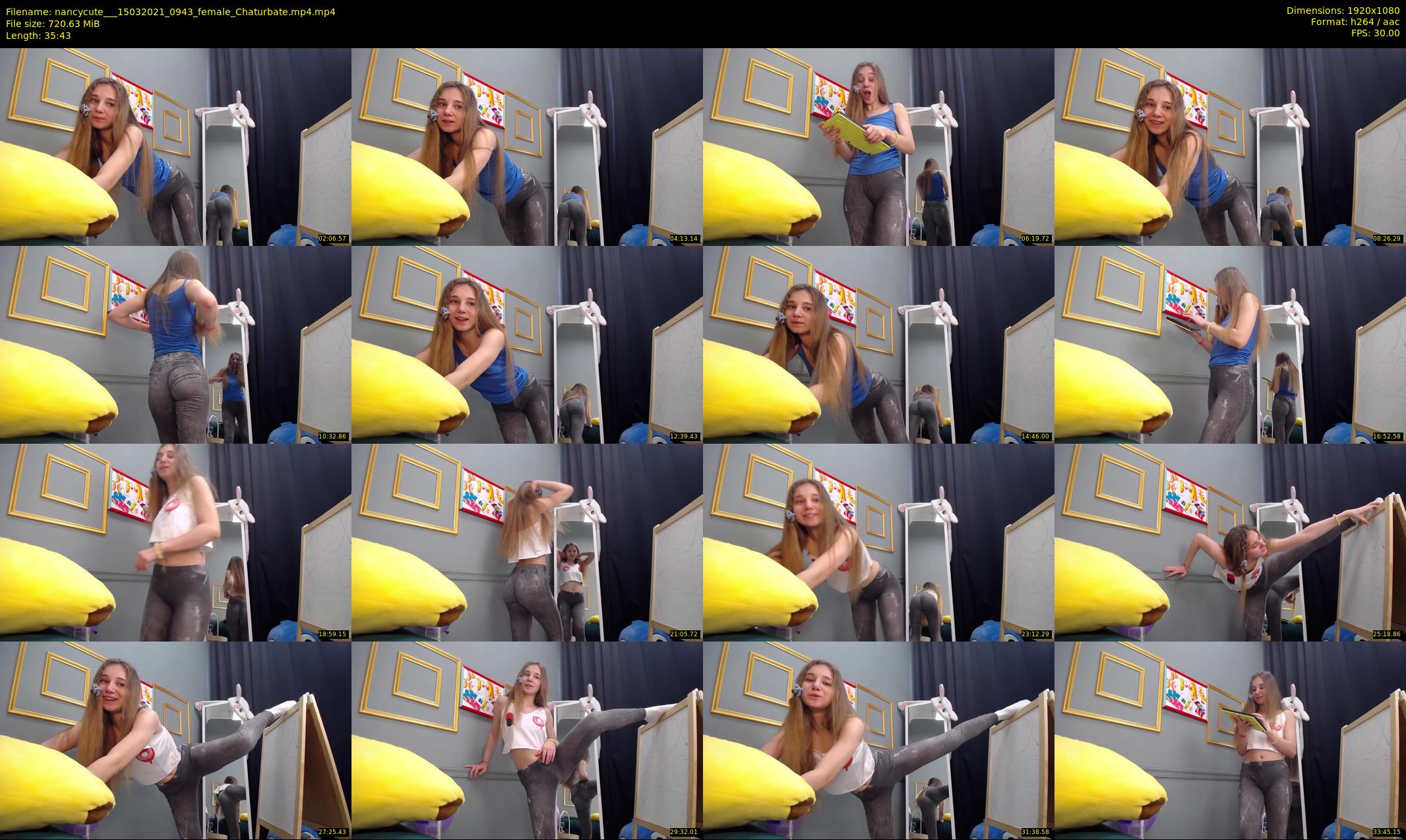 nancycute__ — 36 minute Chaturbate female cam show recording, 1080p, Mar 15, 2021